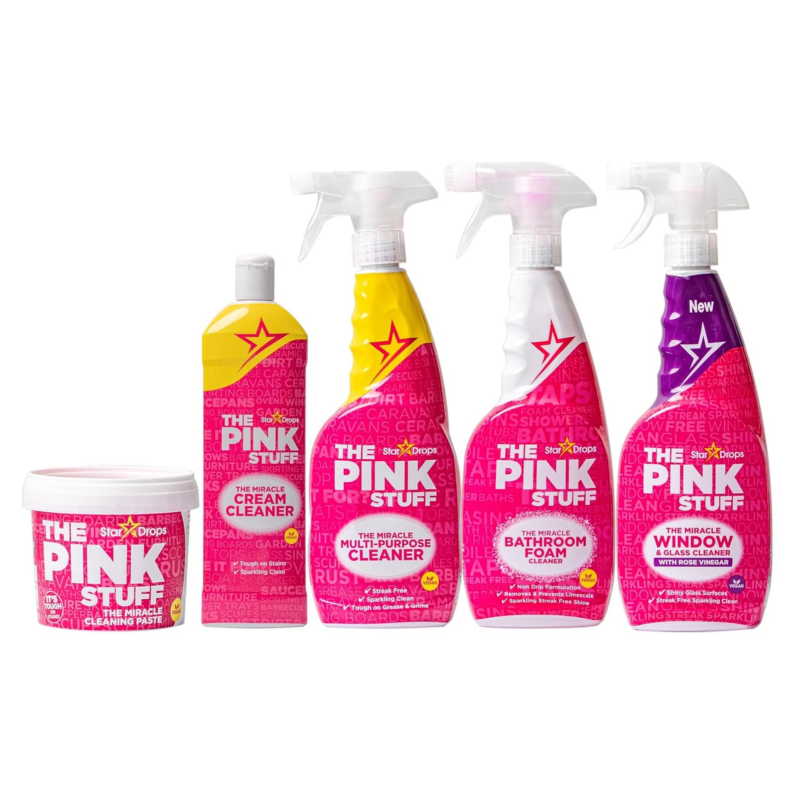 Pasta de Limpieza Rosa Stardrops - Multiusos, Baño y Ventanas