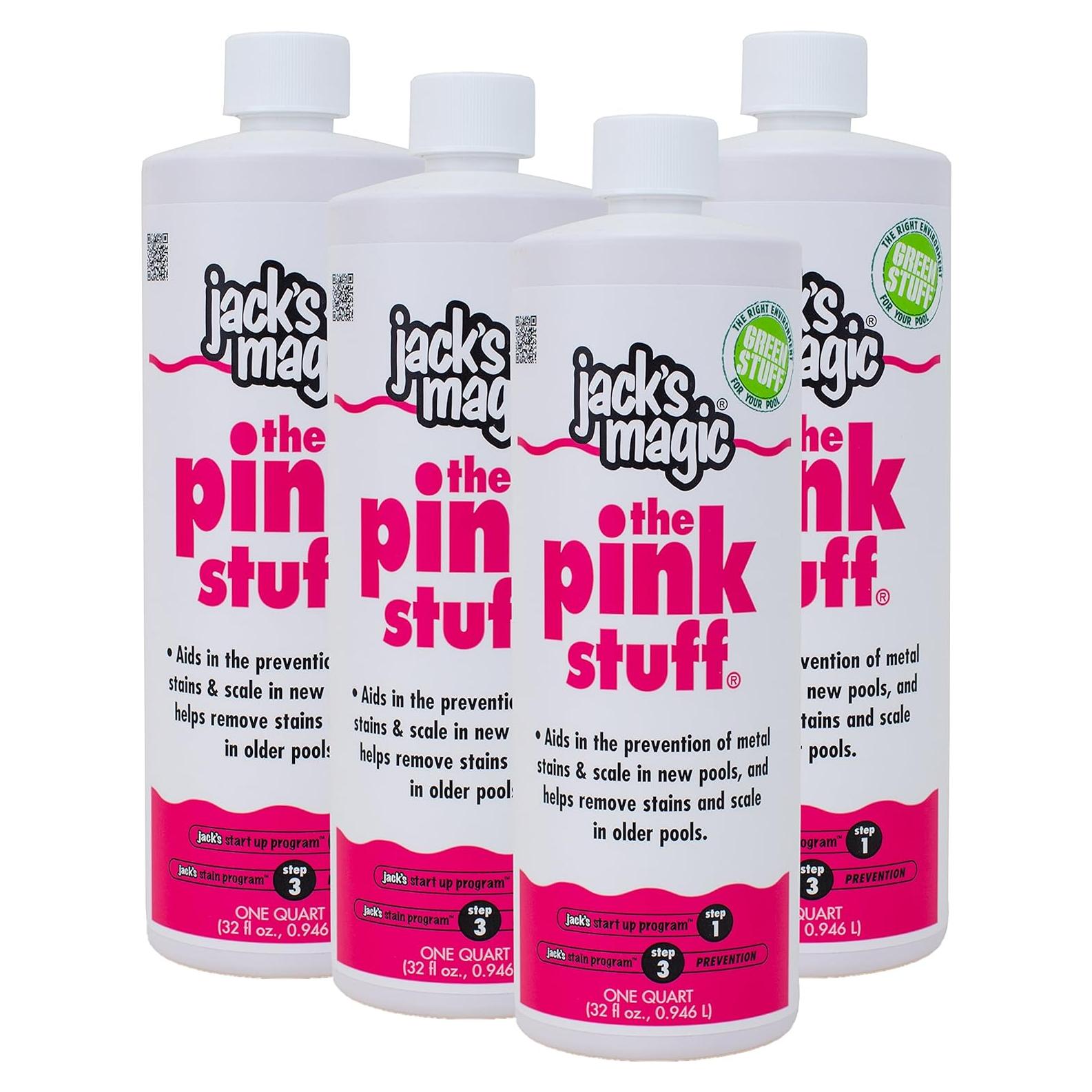 Removedor de Manchas para Piscinas El Susto Rosa de Jack 4L