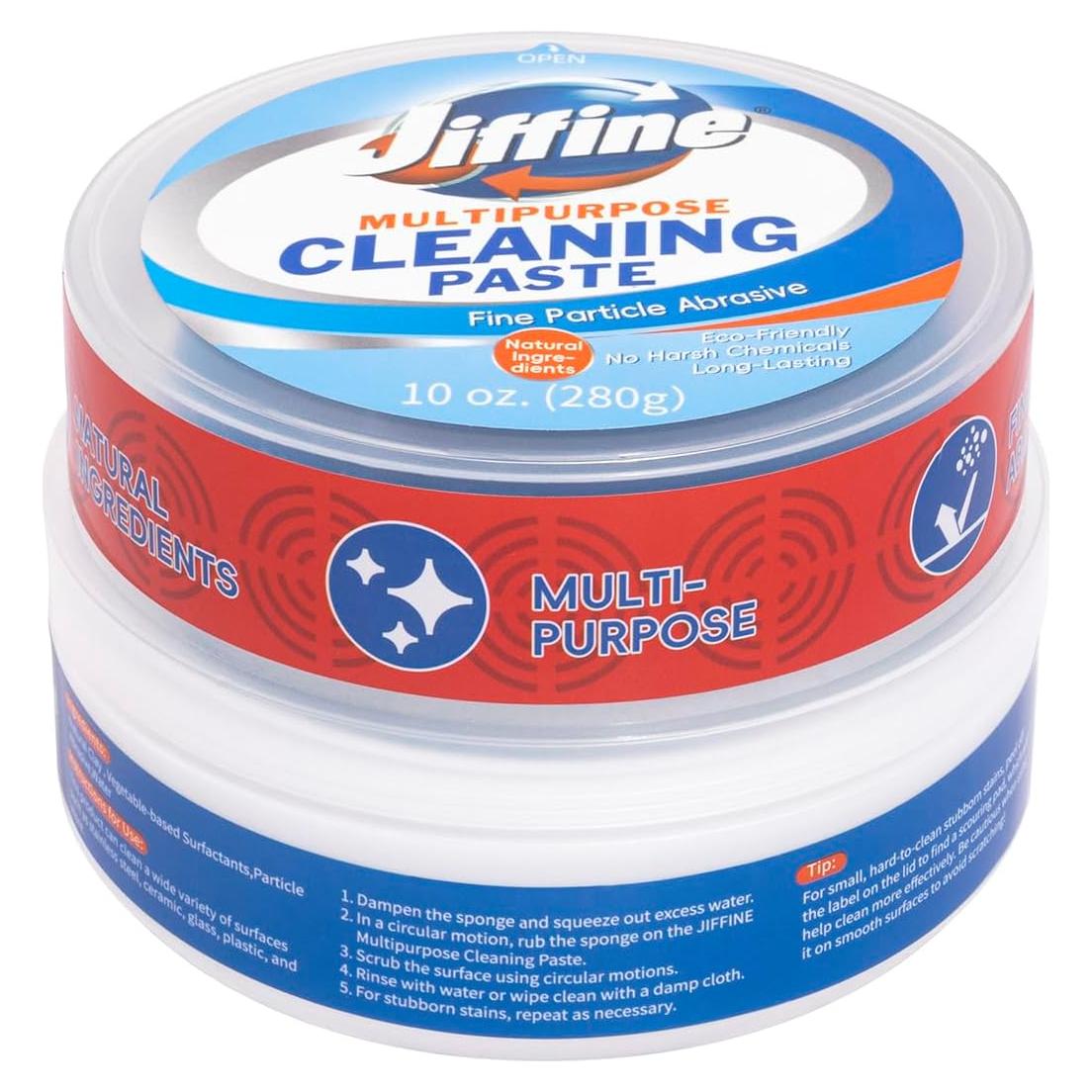 Pasta Limpiadora Multiusos Jiffine para Cooktop 283.5 g