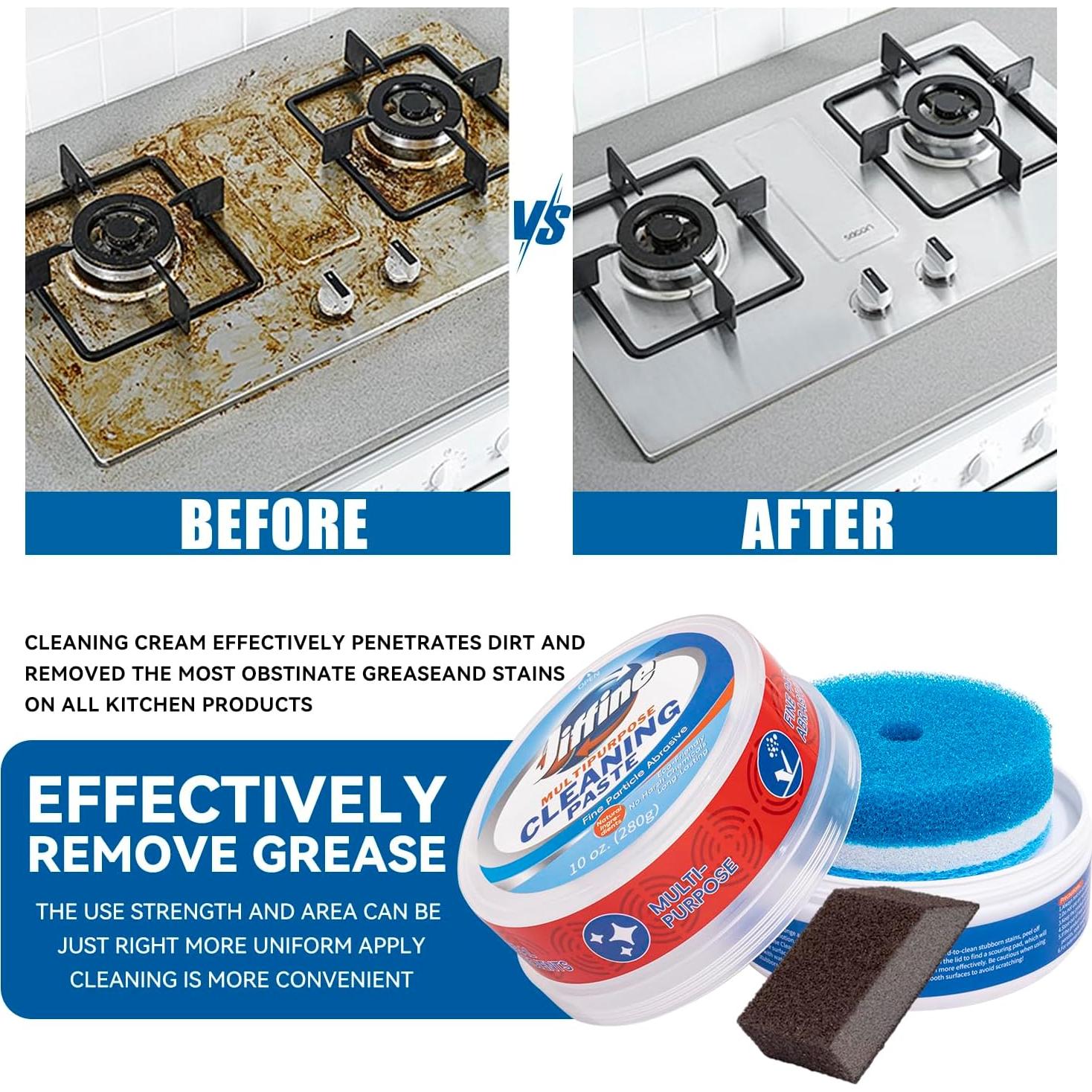 Pasta Limpiadora Multiusos Jiffine para Cooktop 283.5 g