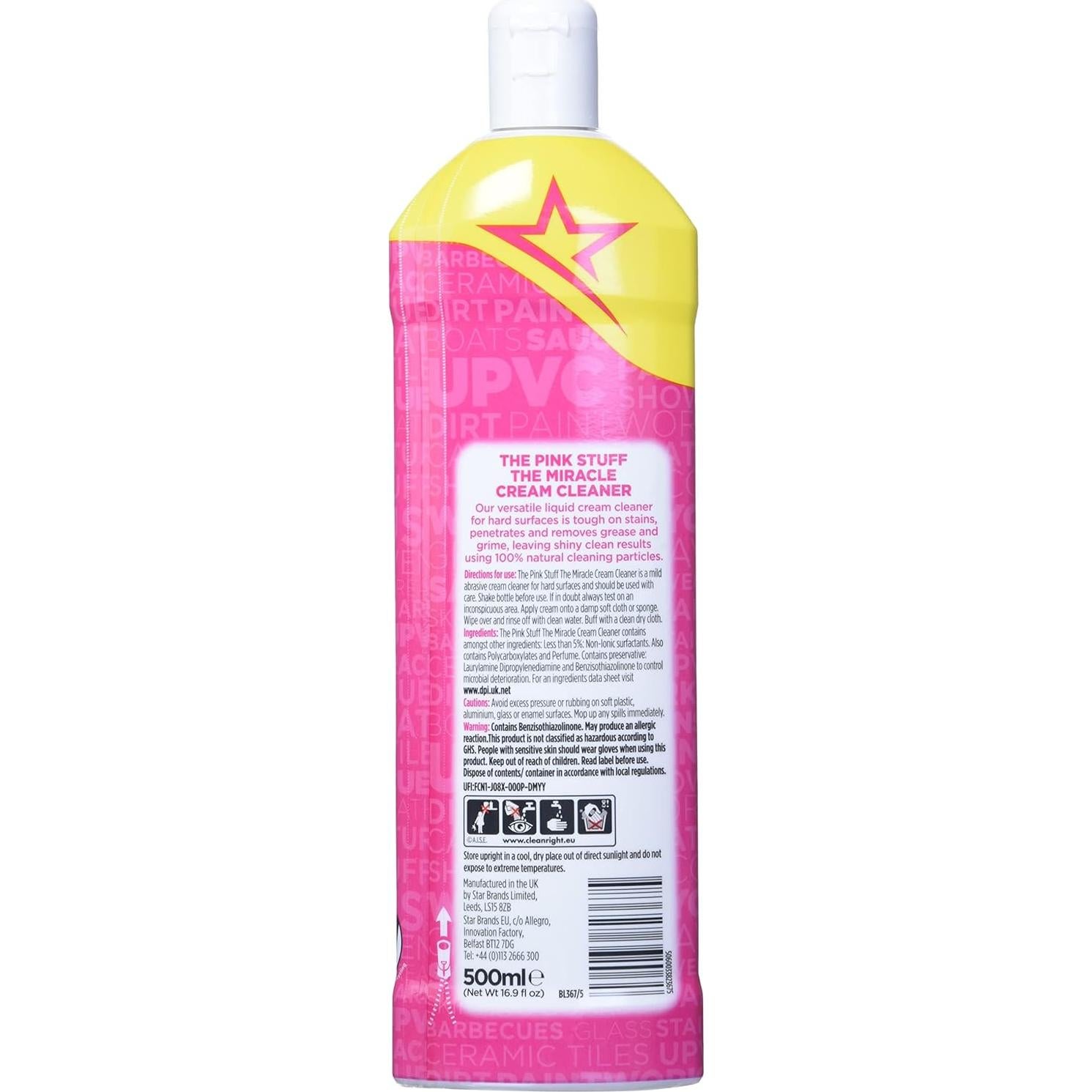 Limpiador Crema Milagrosa Stardrops 500ml - Paquete de 5