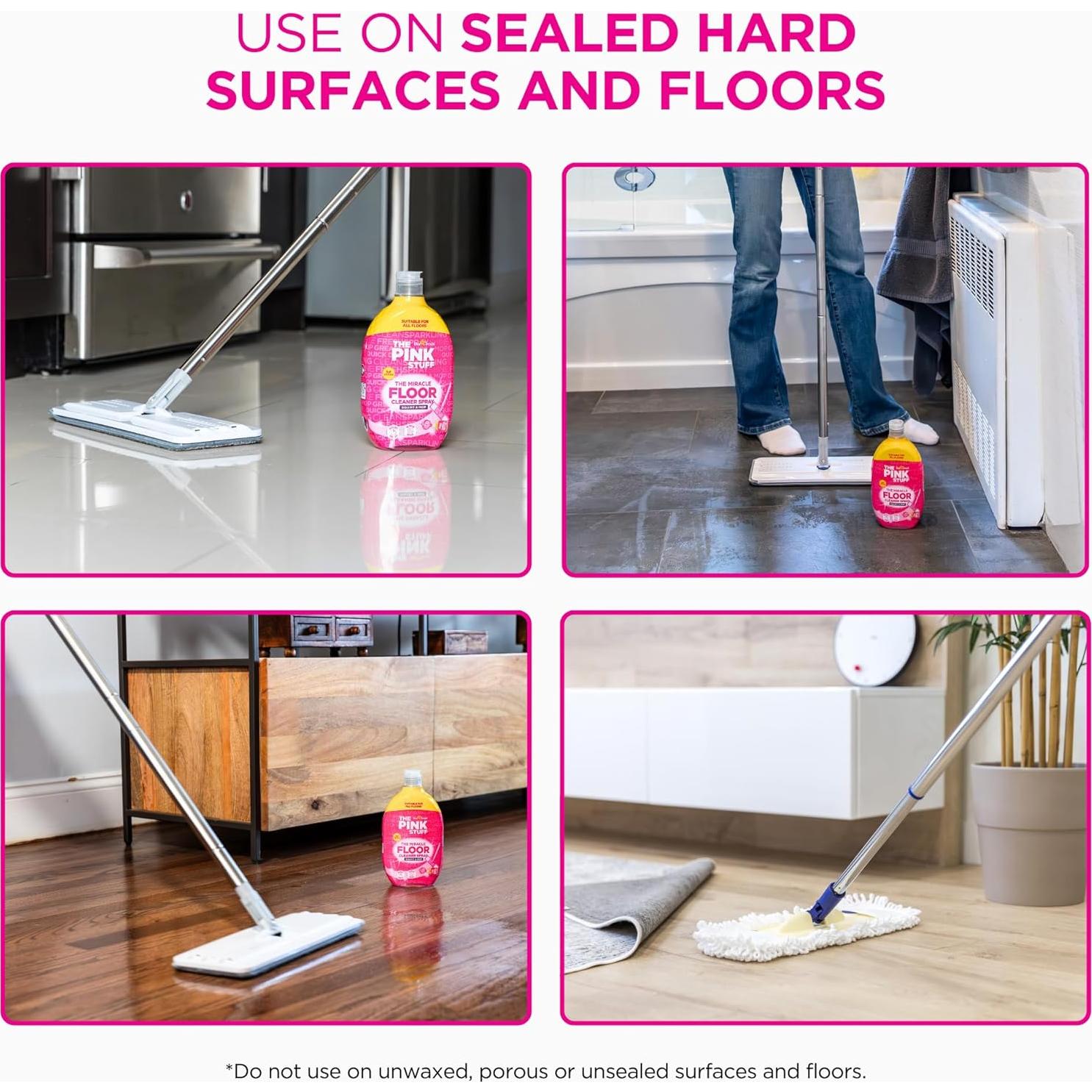 Limpiador de Suelos Stardrops Pink Stuff 739 ml - Spray Rociar y Trapear