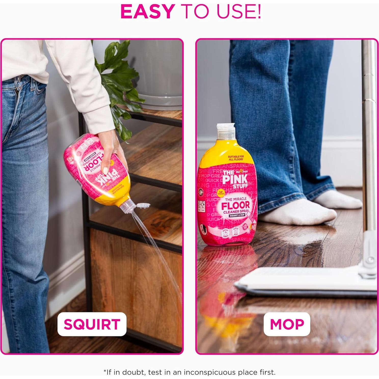 Limpiador de Suelos Stardrops Pink Stuff 739 ml - Spray Rociar y Trapear