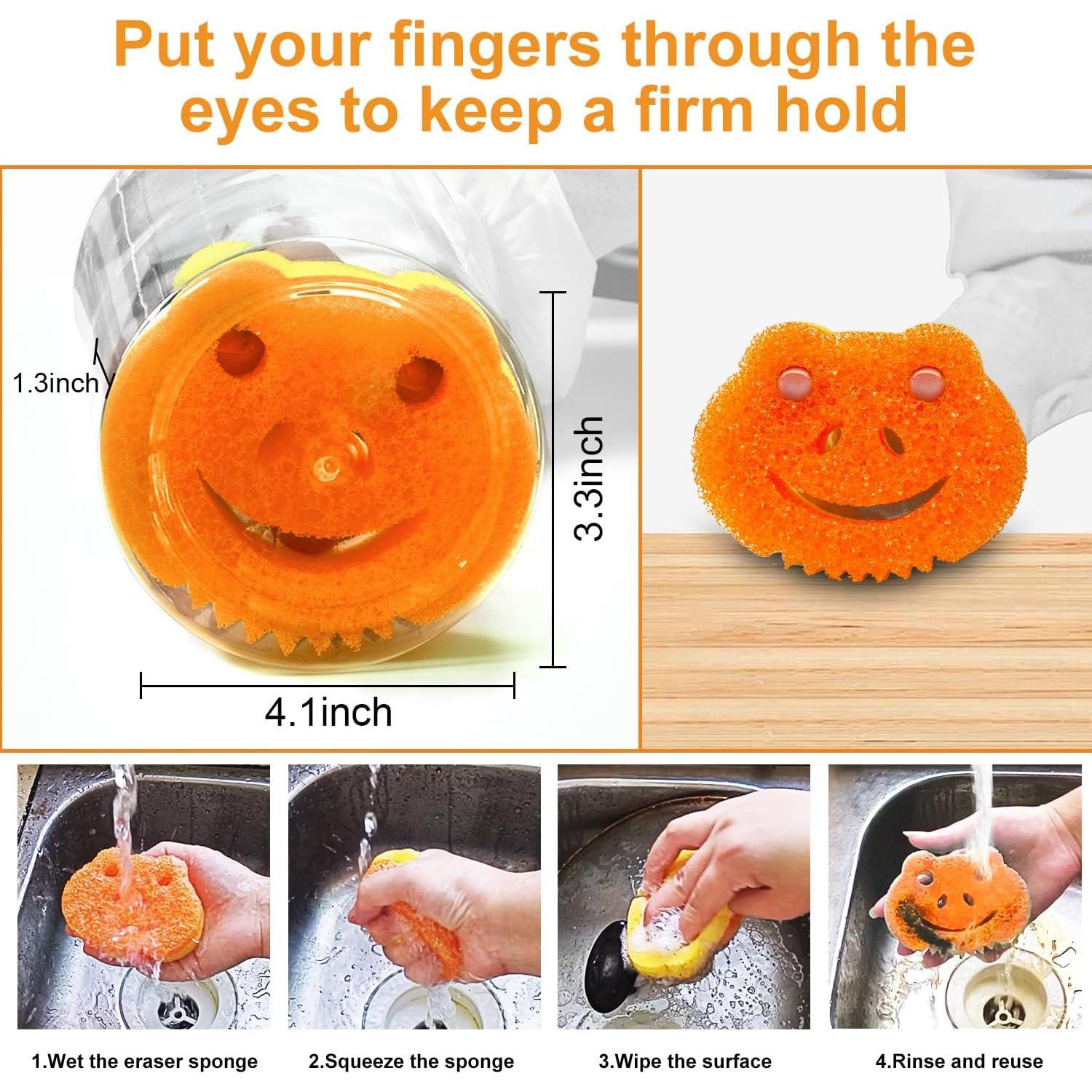Esponjas de Fregar SmilePowo 5 Unidades Doble Cara Multifuncional