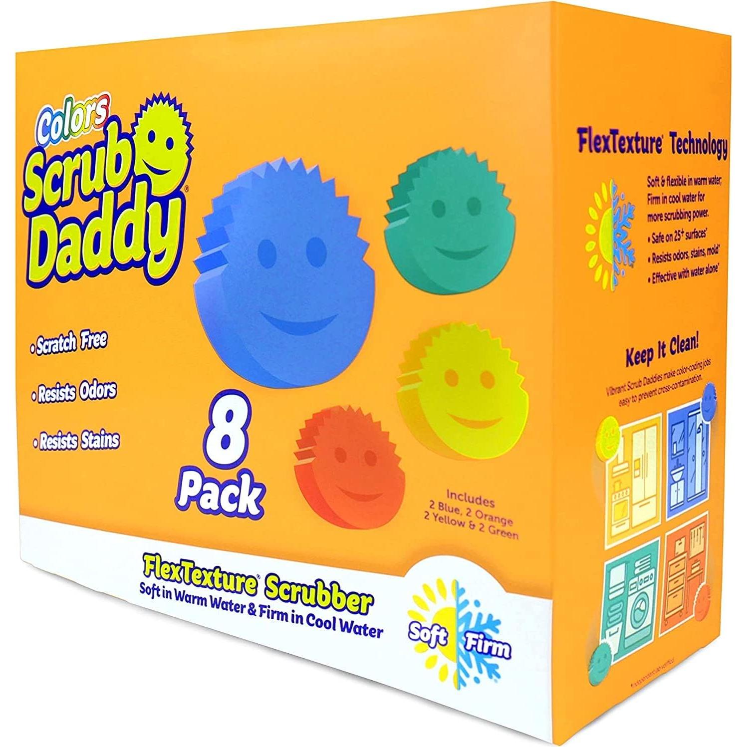 Juego de Esponjas Scrub Daddy - 8 Unidades - Sin Rayones