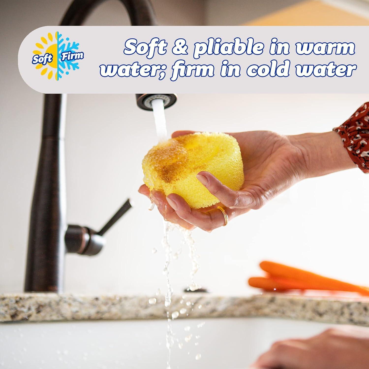 Esponjas de Cocina Scrub Daddy Original - Paquete Doble Amarillo