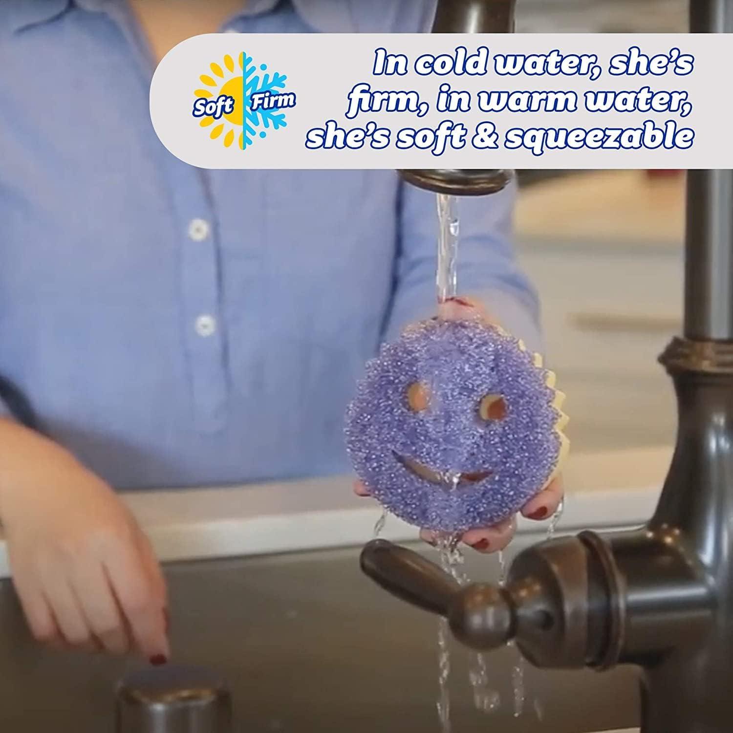 Esponja de Limpieza Scrub Daddy Rosa - 8 Piezas Multi-Superficie