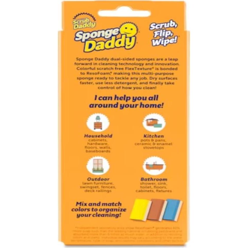 Conjunto de 4 Esponjas Sponge Daddy Duraderas