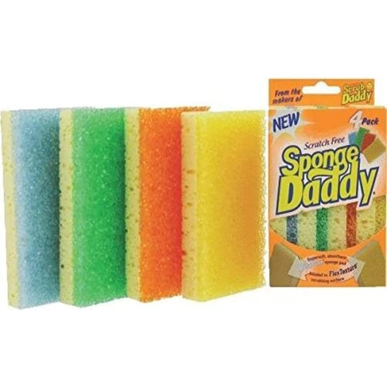 Conjunto de 4 Esponjas Sponge Daddy Duraderas