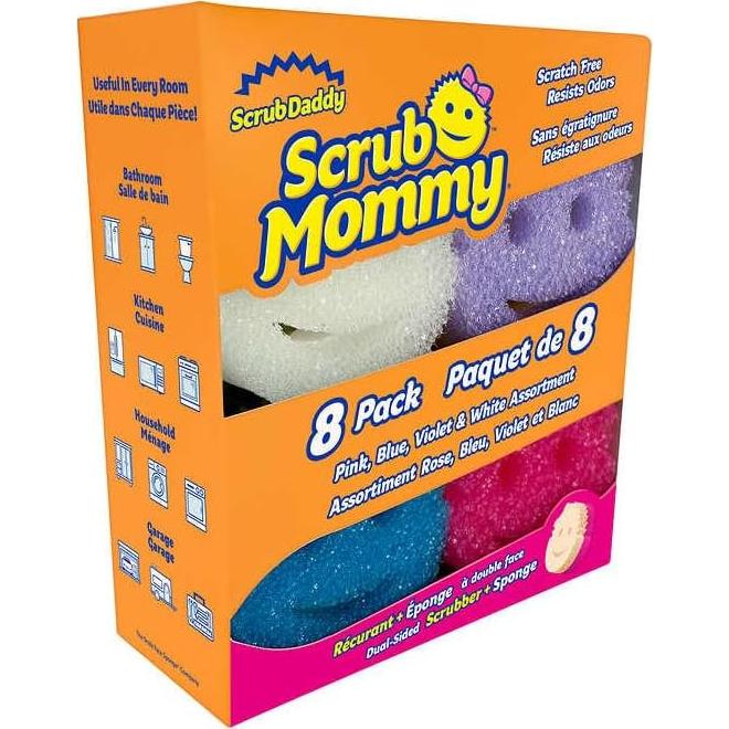 Esponja de Limpieza Scrub Daddy Scrub Mommy - 8 Unidades