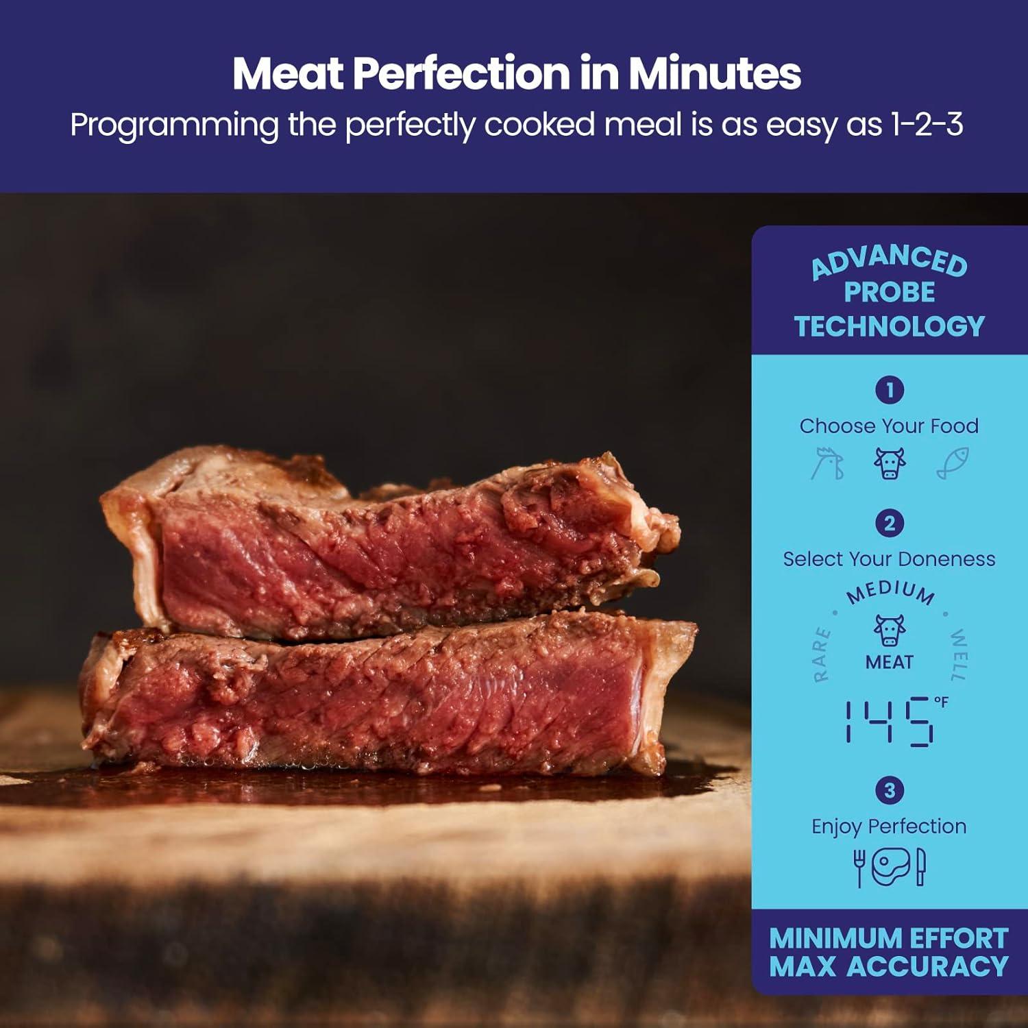 Freidora de Aire Digital Chefman 5 Cuartos con Termómetro