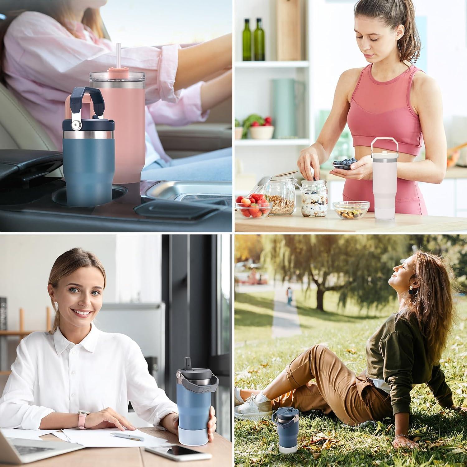 Bota de Silicona PICcircuit para Botellas Stanley y Hydro Flask - 2PCS