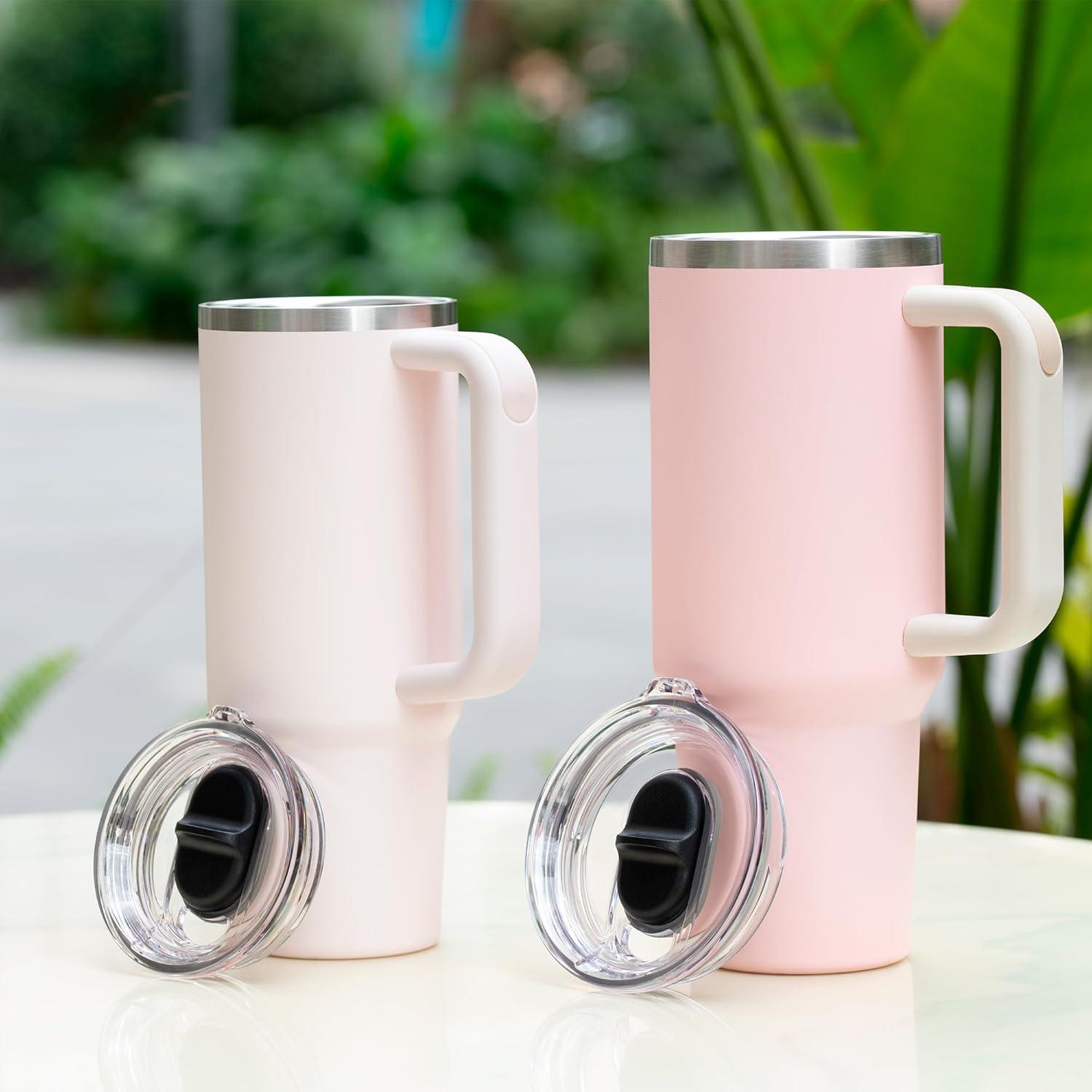 Tapa Reemplazo Bluwing 40oz para Taza Stanley Quencher - 2 Paquete a Prueba de Fugas