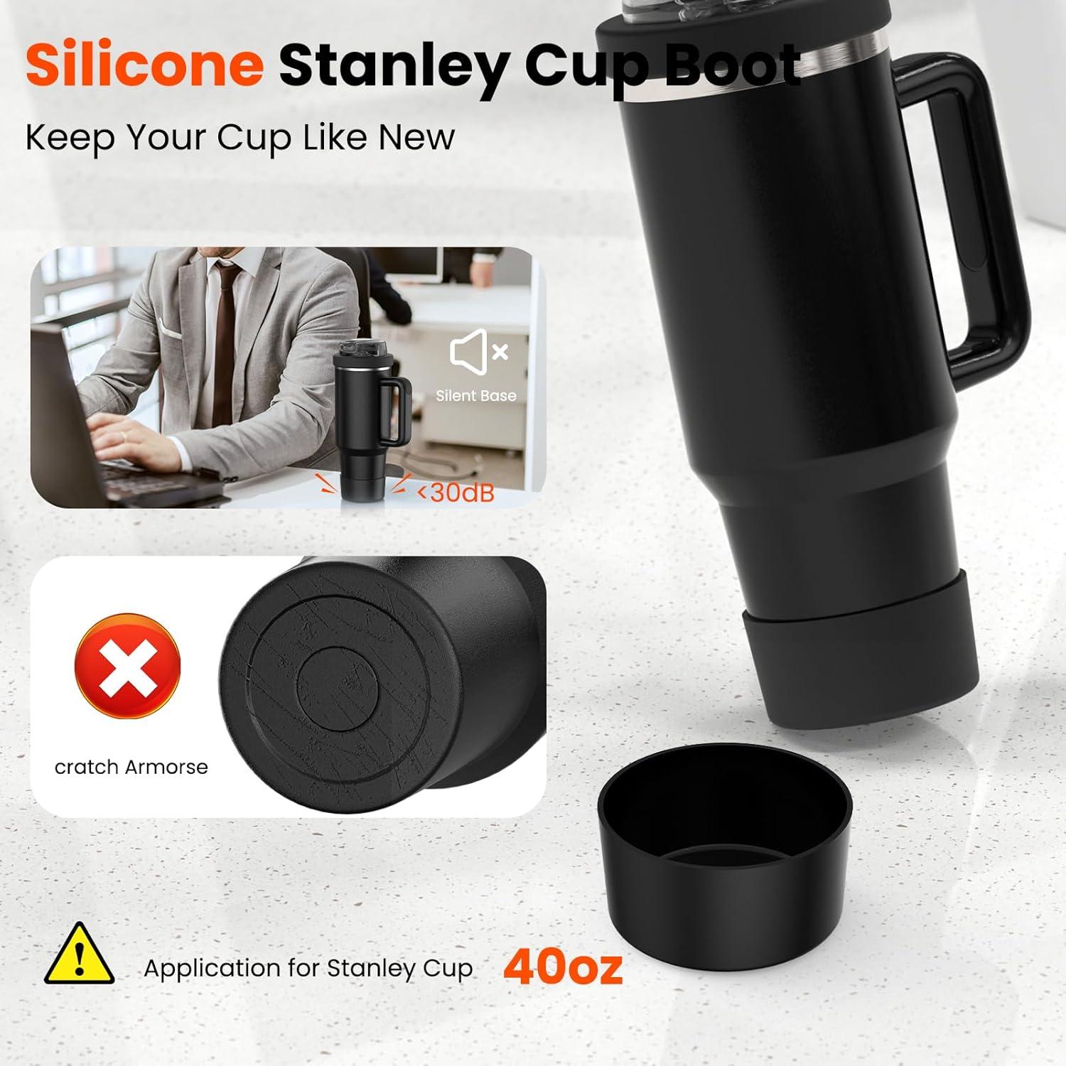 Tapa de Silicona a Prueba de Fugas JHZWD para Stanley 40 OZ