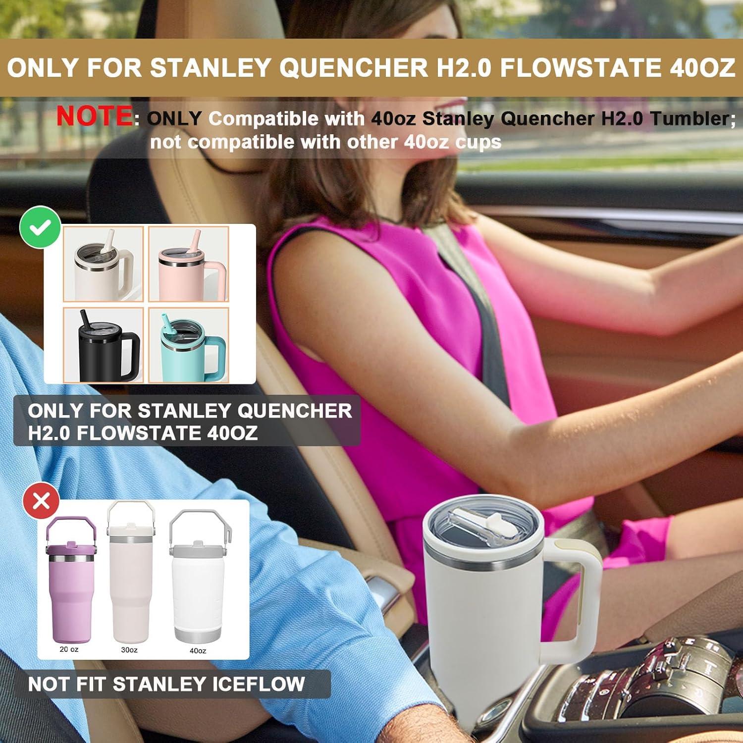 Paquete de 2 tapas a prueba de fugas AudeRhine para tazas Stanley 40 oz