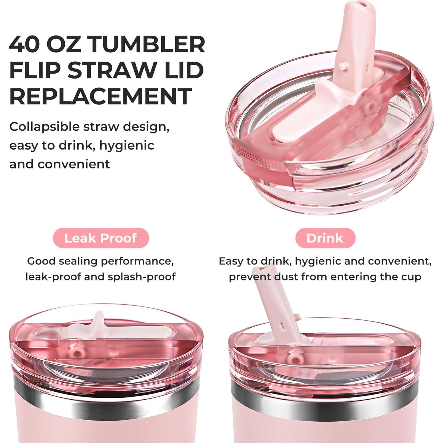 Tapa a Prueba de Fugas Fstuffs para Vaso Stanley 40oz - 2 Paquetes