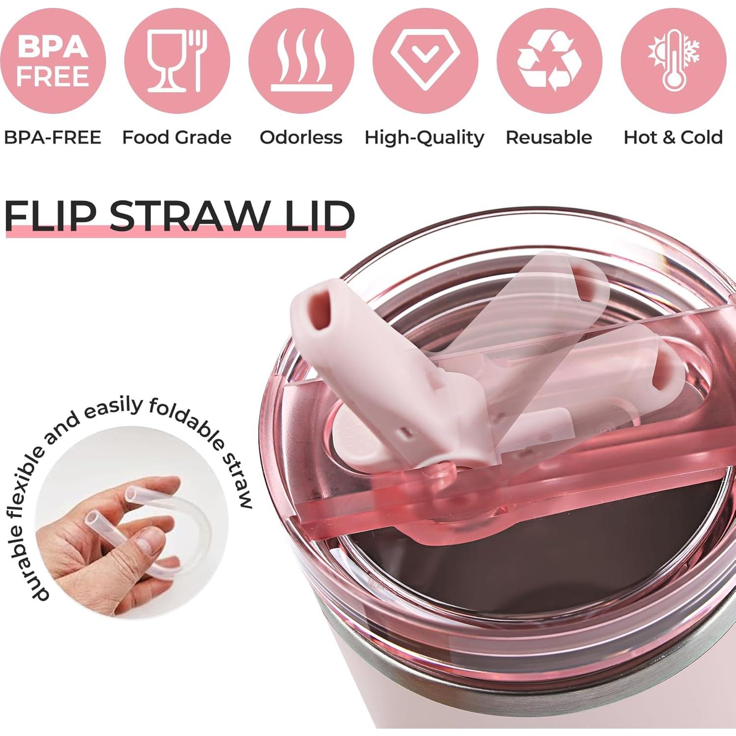 Tapa a Prueba de Fugas Fstuffs para Vaso Stanley 40oz - 2 Paquetes