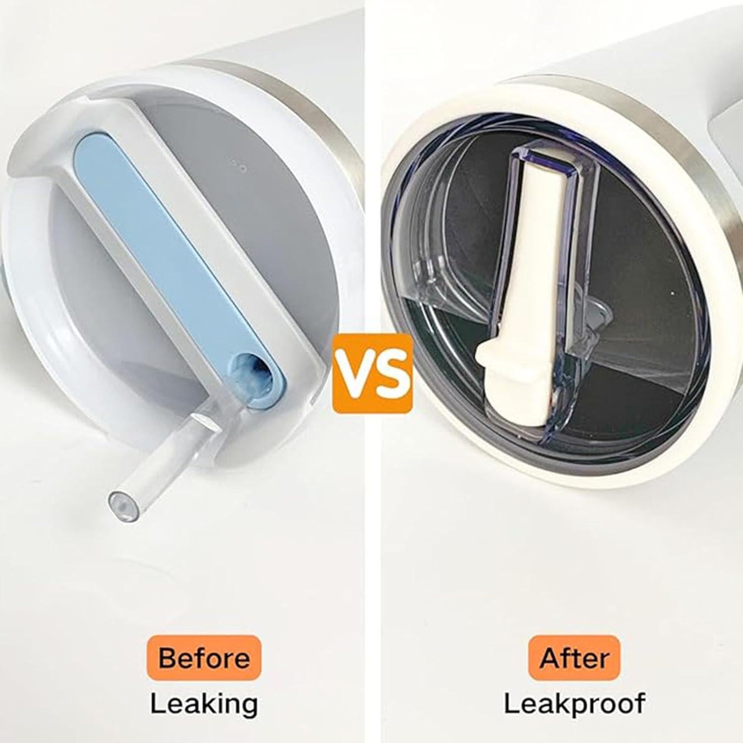 Paquete de 2 tapas de paja Bnoname para vaso 40 oz púrpura