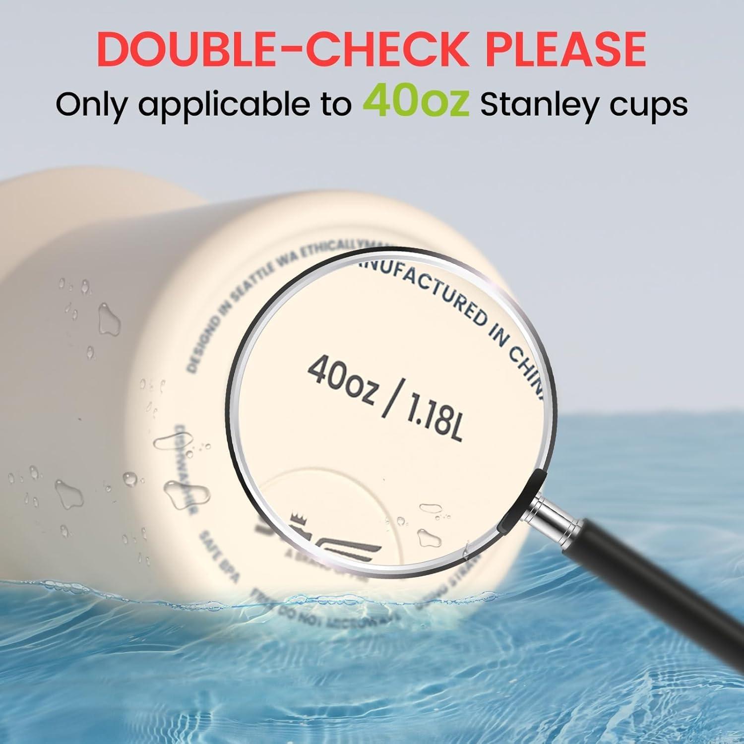 Tapa de Sorbete Tnvee para Taza Stanley 40 Oz - A Prueba de Fugas