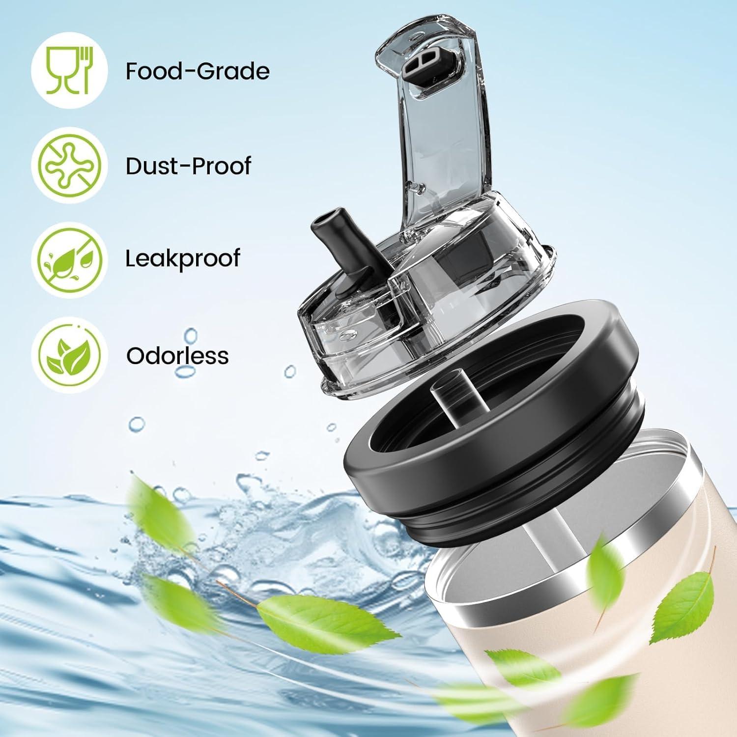 Tapa de Sorbete Tnvee para Taza Stanley 40 Oz - A Prueba de Fugas