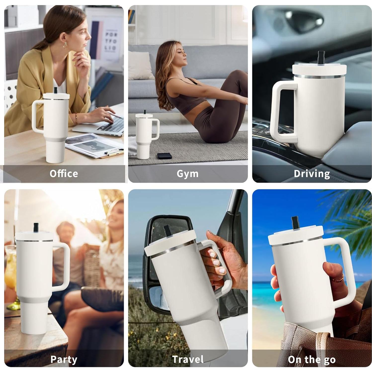 Tapa de paja a prueba de fugas Tcamp para taza 40 oz Stanley