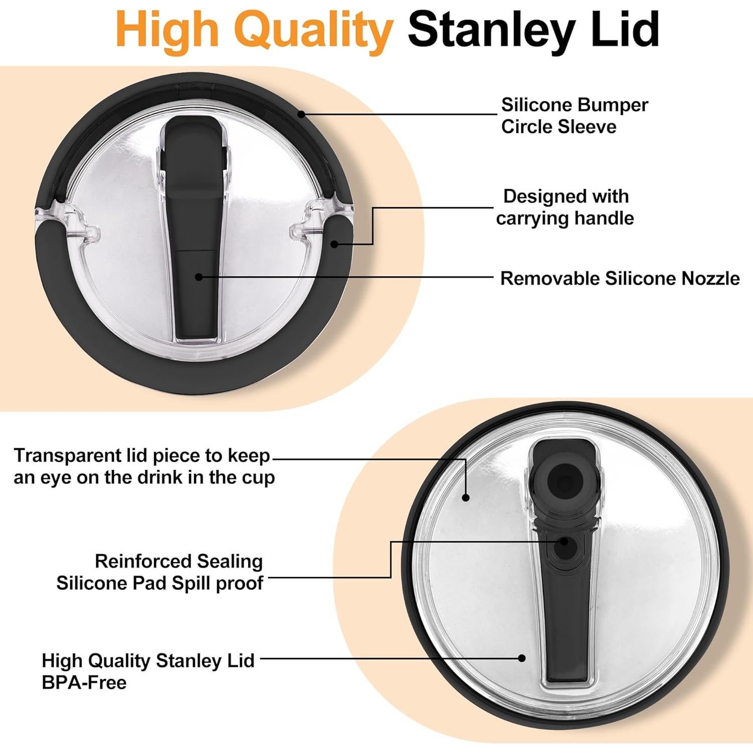 Tapa de Válvula de Reemplazo Bexbchh para Vaso Stanley 40oz