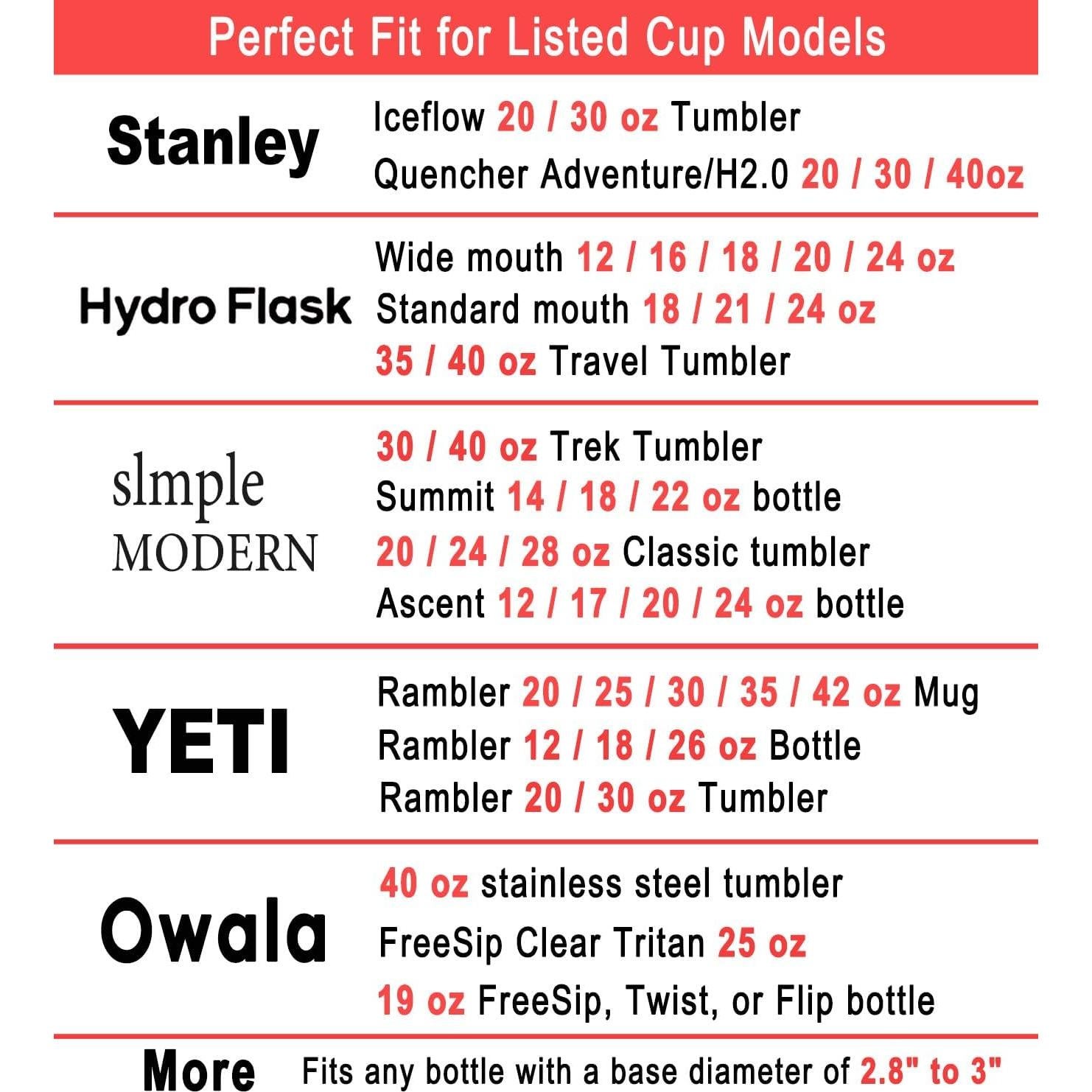 Bota de Silicona KTKUDY para Vasos Stanley y Hydro Flask - Set de 2