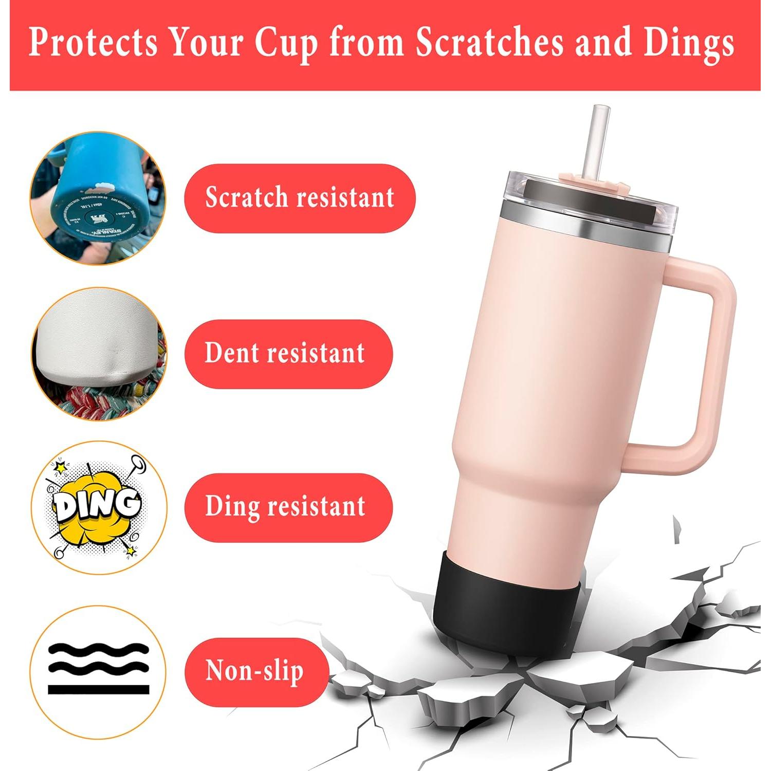 Bota de Silicona KTKUDY para Vasos Stanley y Hydro Flask - Set de 2