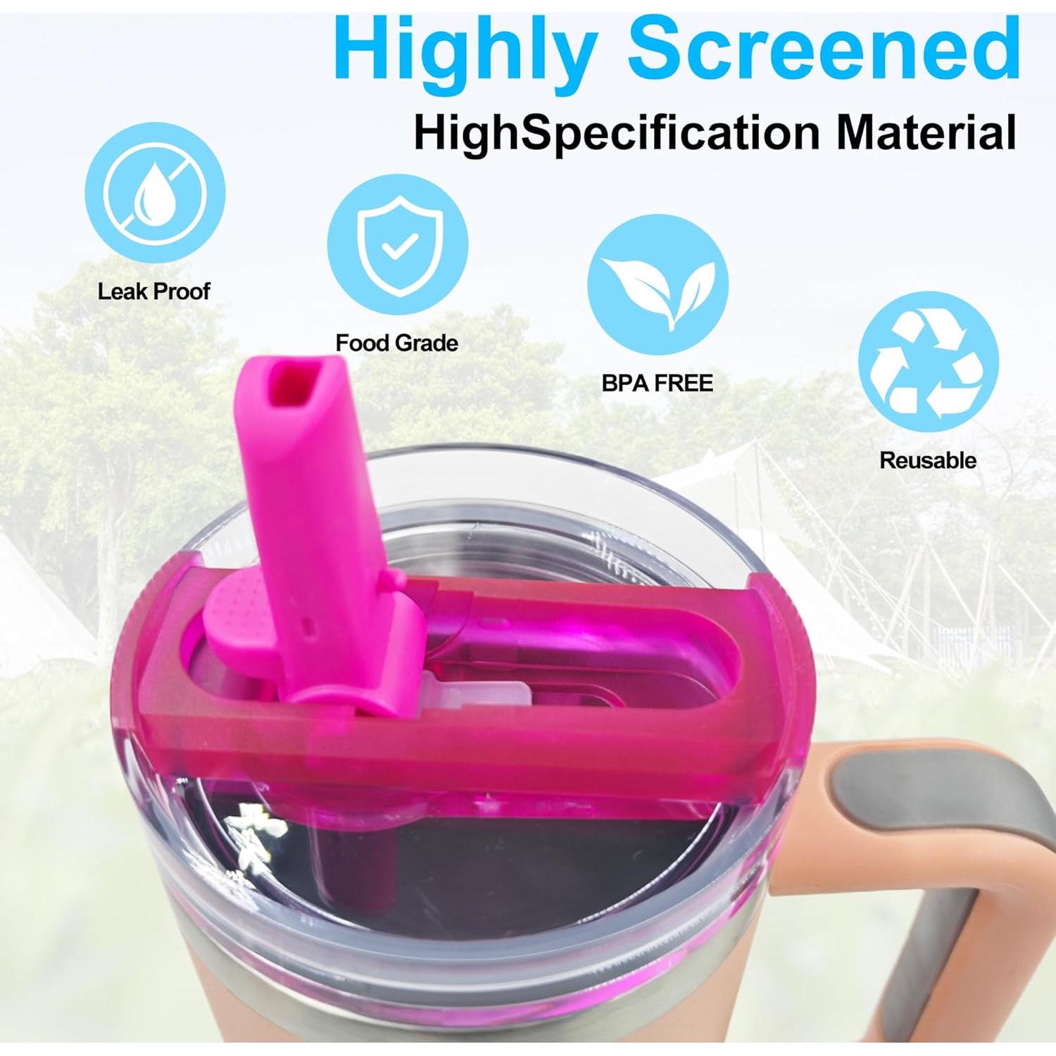 Paquete de 2 tapas desmontables Aimery para taza Stanley 40 oz