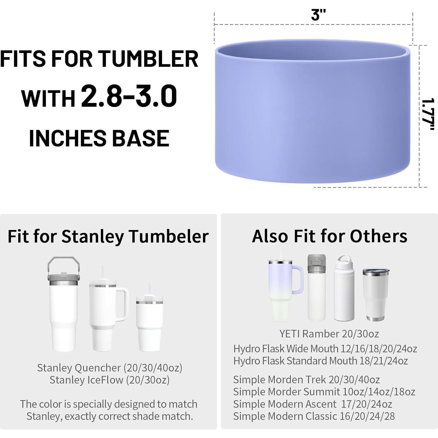 Juego de Cubierta y Bota de Silicona DUNLAGUE para Stanley 30oz y 40oz