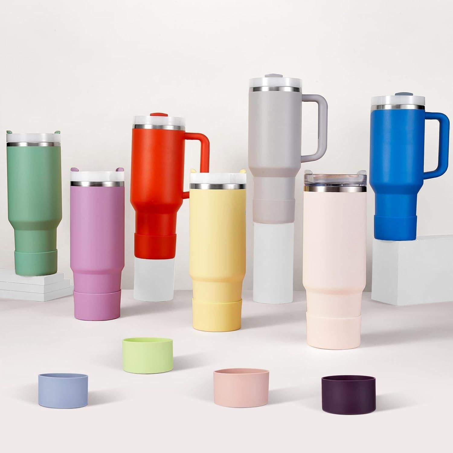 Juego de Cubierta y Bota de Silicona DUNLAGUE para Stanley 30oz y 40oz