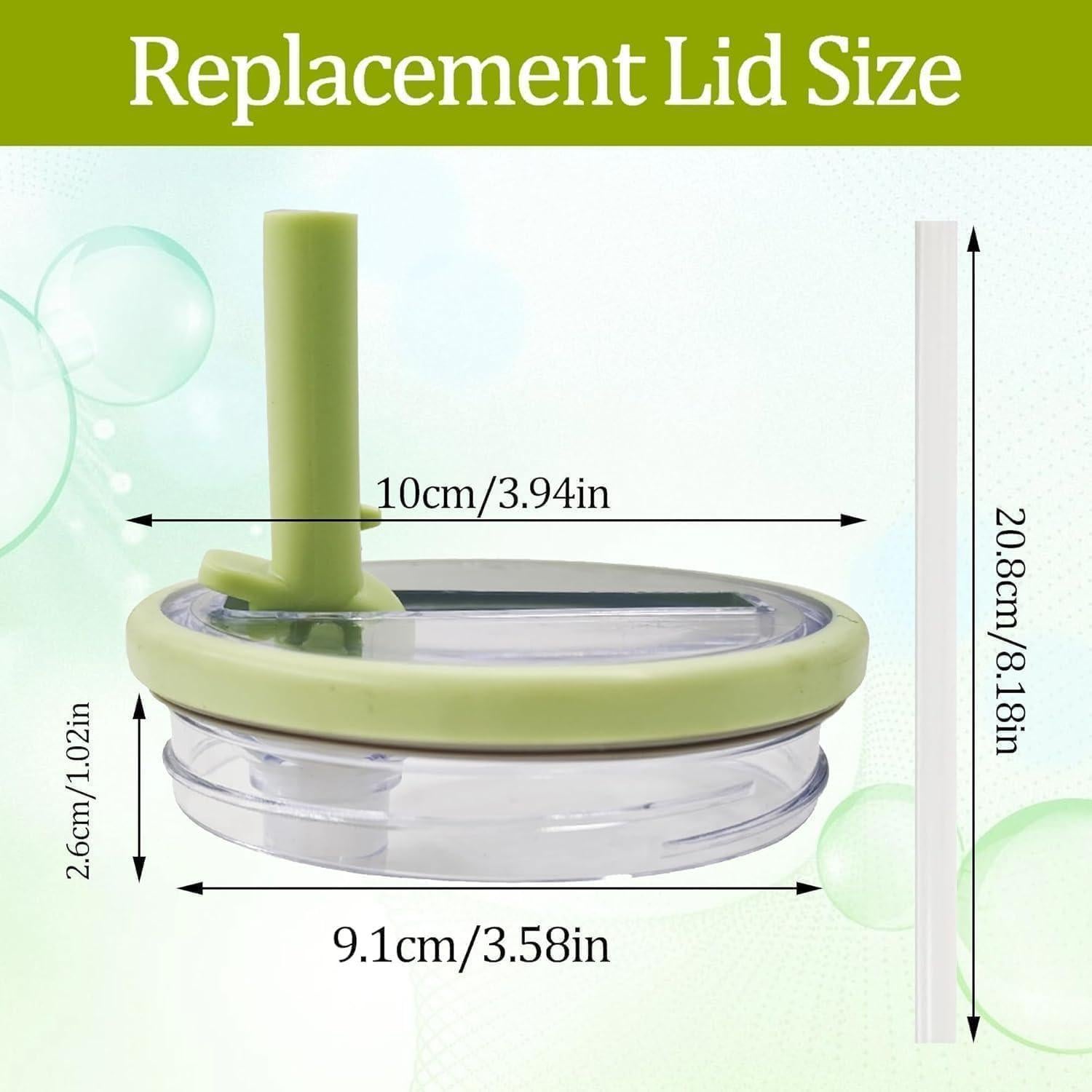 Paquete de 2 tapas de paja Fvaql para vaso Stanley 40 oz