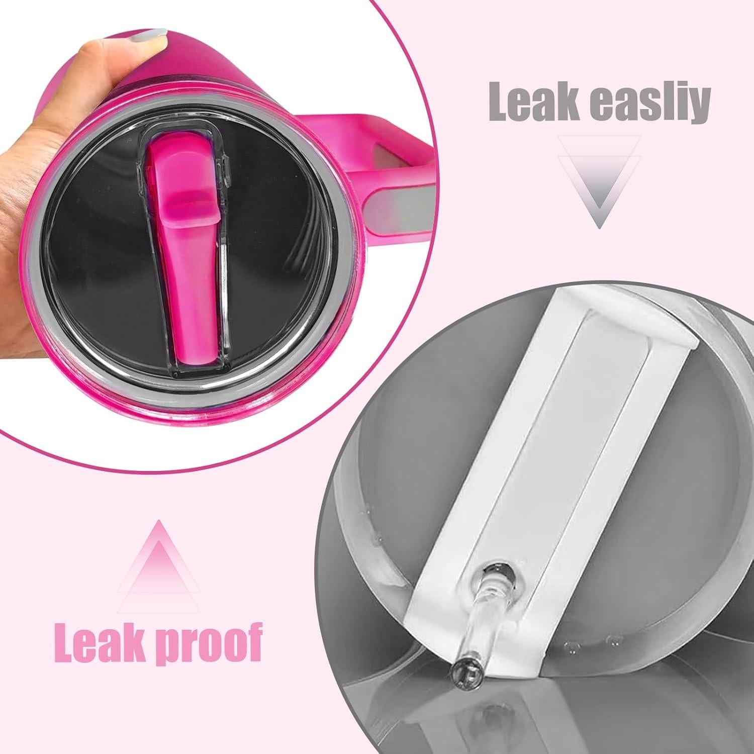 Tapa de Popote Morla para Vaso Stanley 40 oz/64 oz - Fucsia 2-Pack