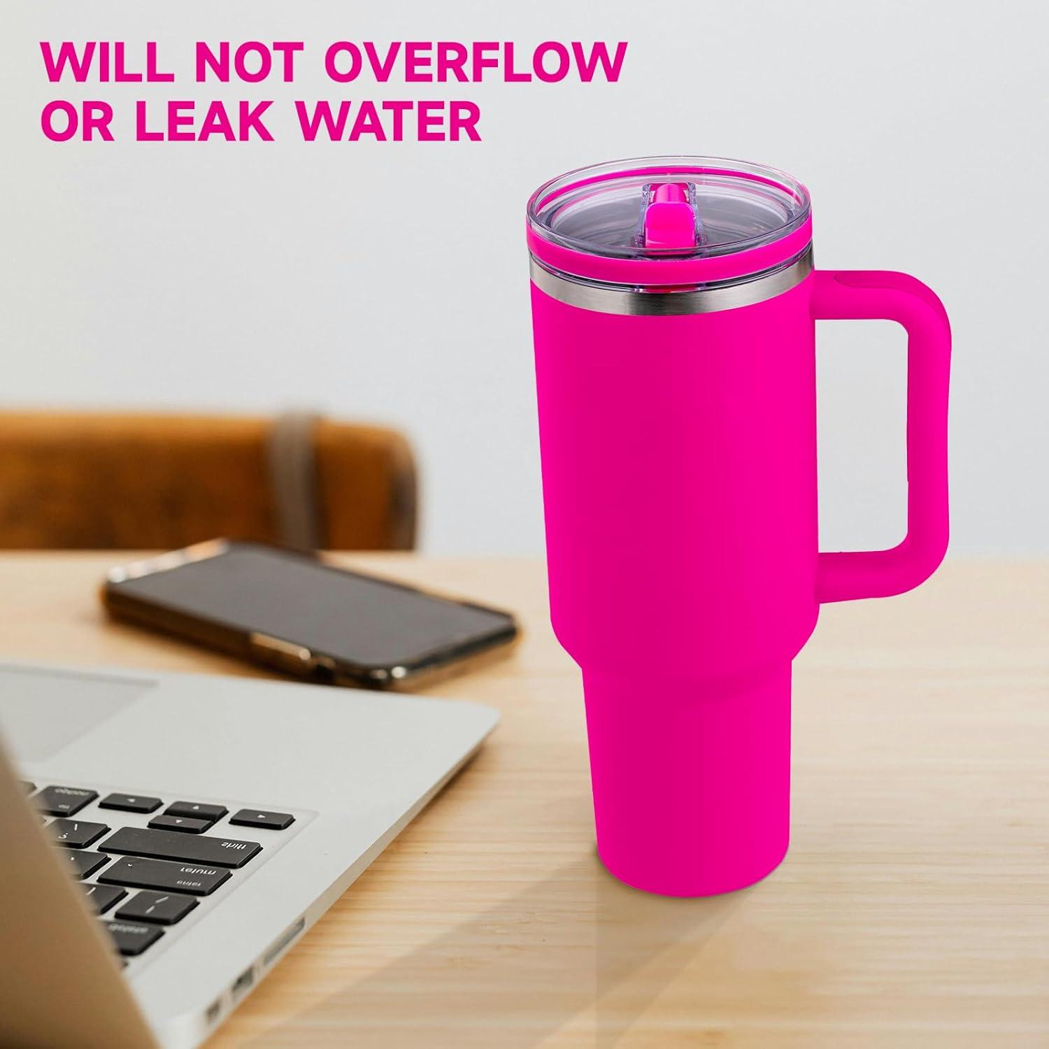 Tapa de Popote Morla para Vaso Stanley 40 oz/64 oz - Fucsia 2-Pack