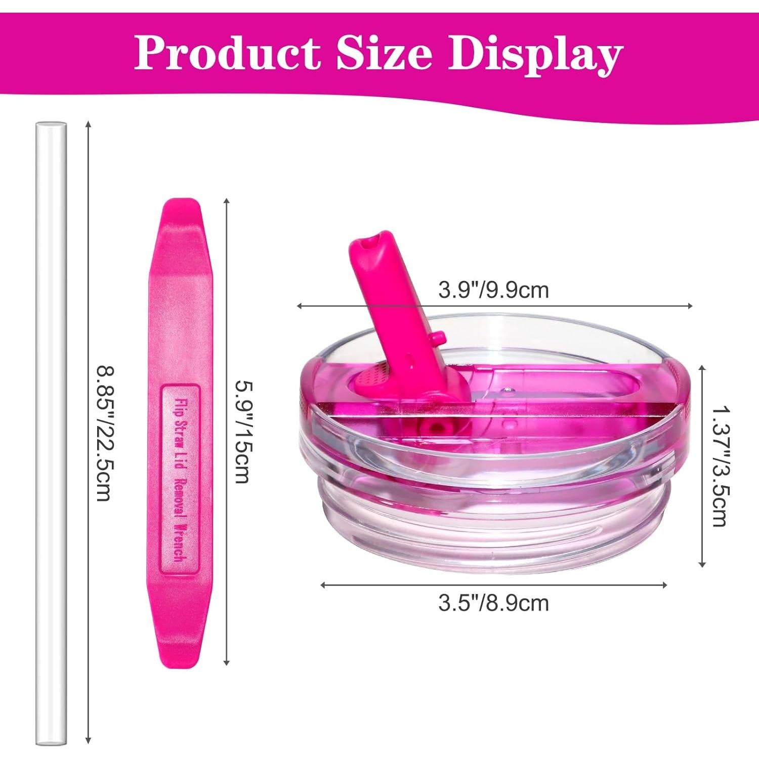 Tapa de paja abatible Gestarich para vaso Stanley 40 OZ