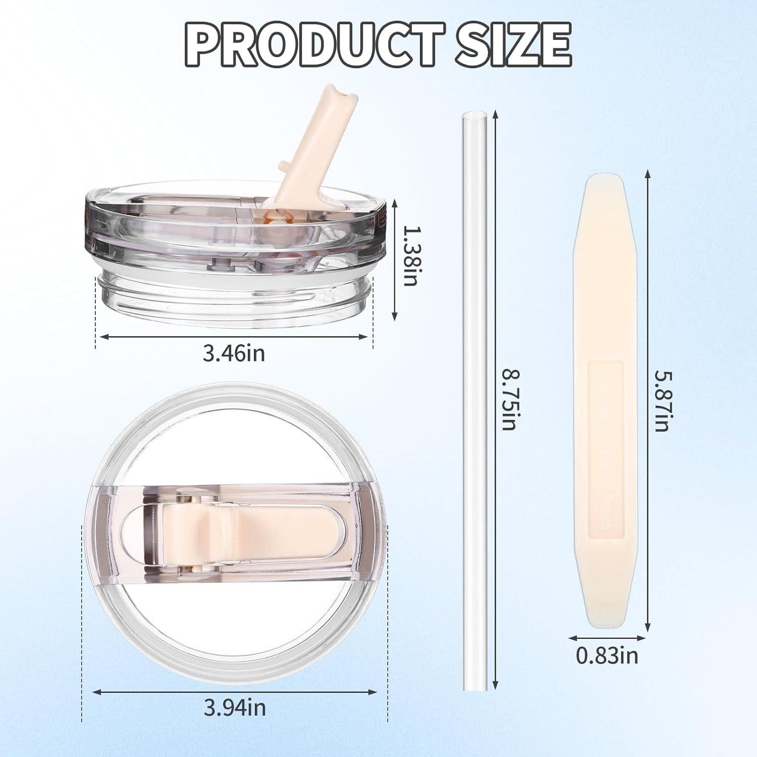 Paquete de 2 tapas de repuesto Suohheh para vaso Stanley 40 oz