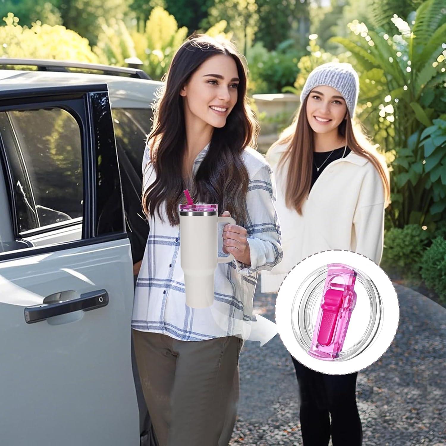 Paquete de 2 tapas de repuesto Suohheh para vaso Stanley 40 oz