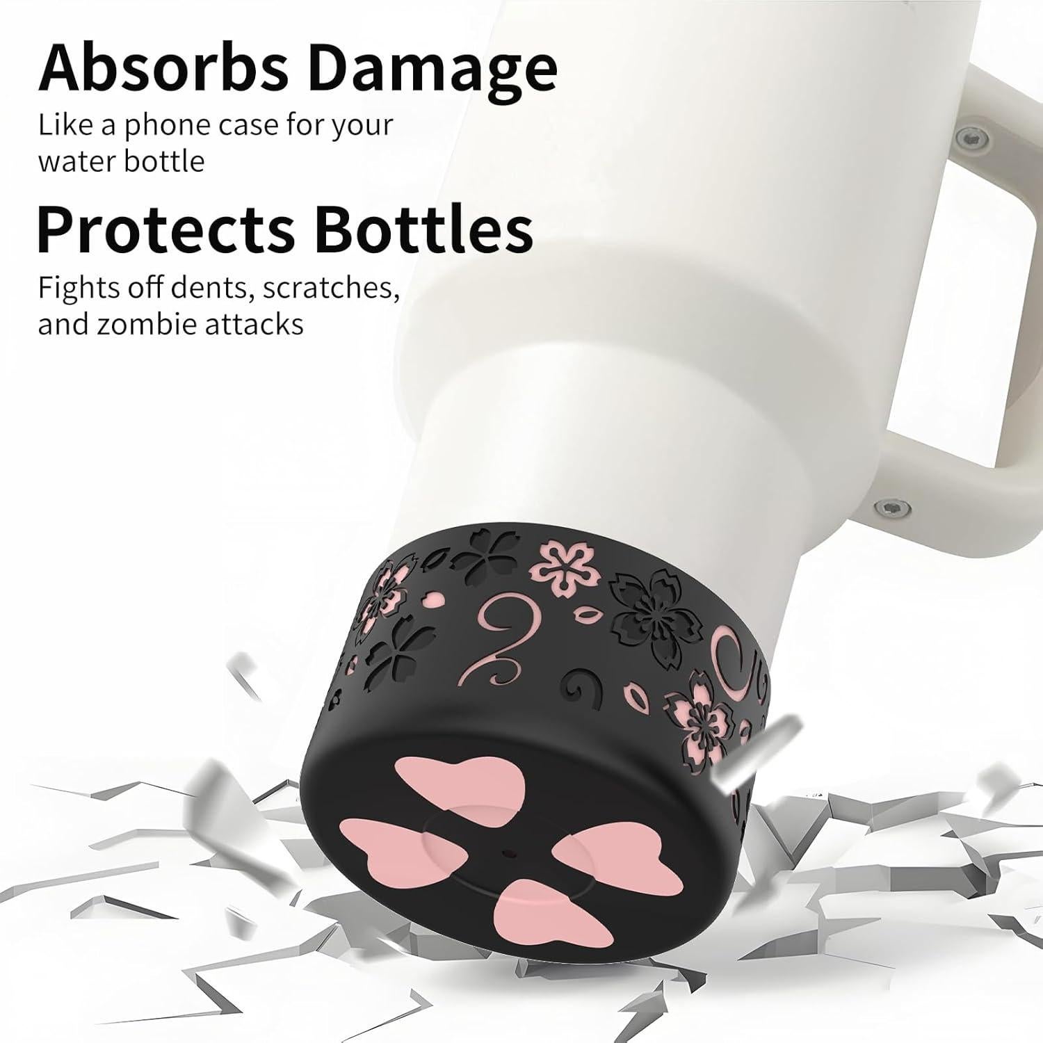 Botín Floral WTUNE para Taza Stanley Quencher 30/40oz