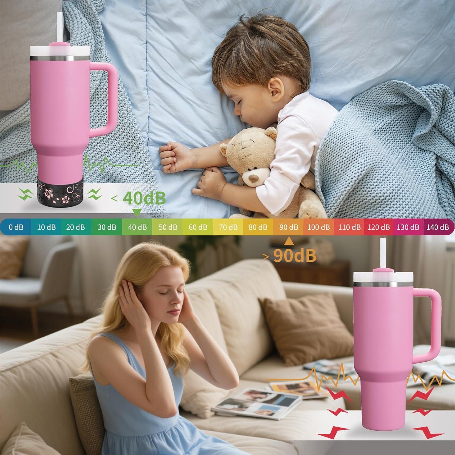 Botín Floral WTUNE para Taza Stanley Quencher 30/40oz