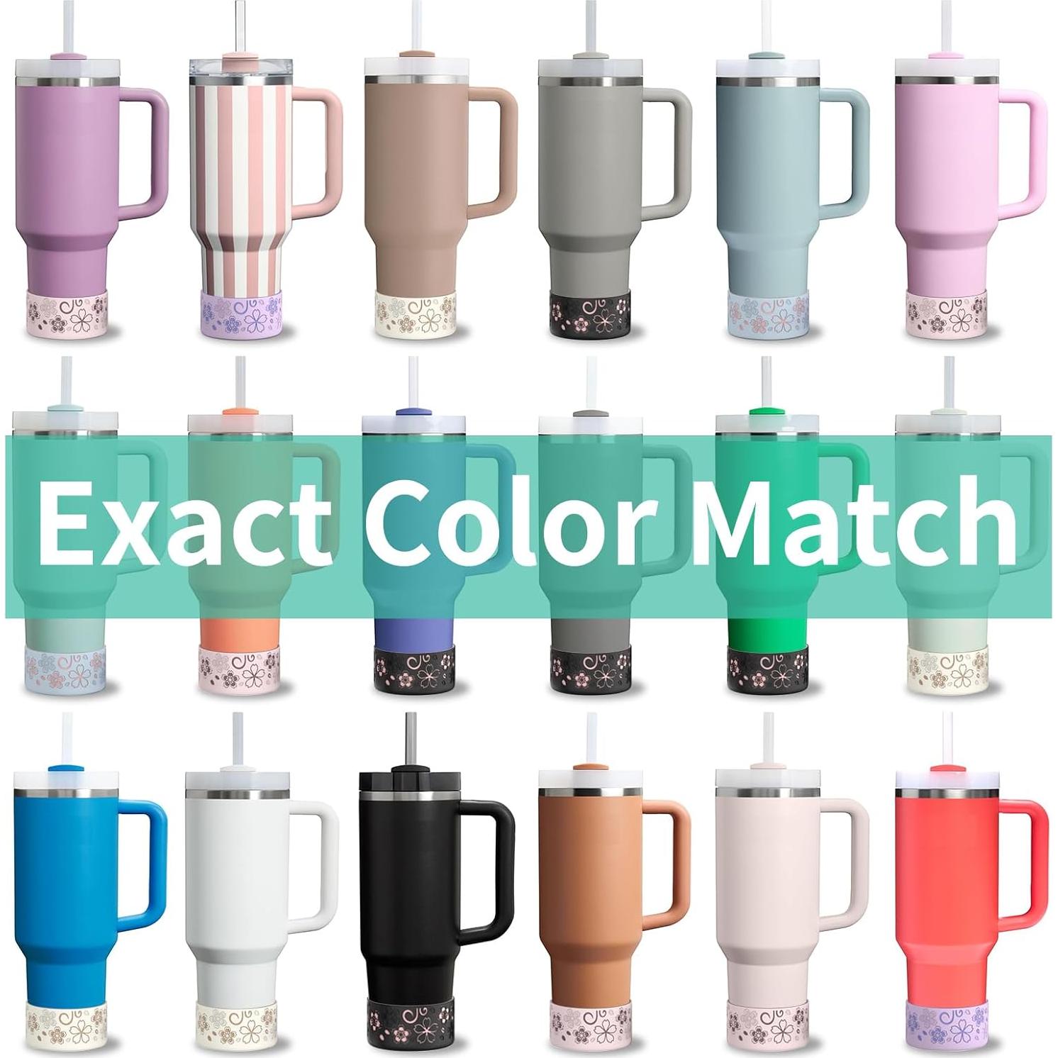 Botín Floral WTUNE para Taza Stanley Quencher 30/40oz