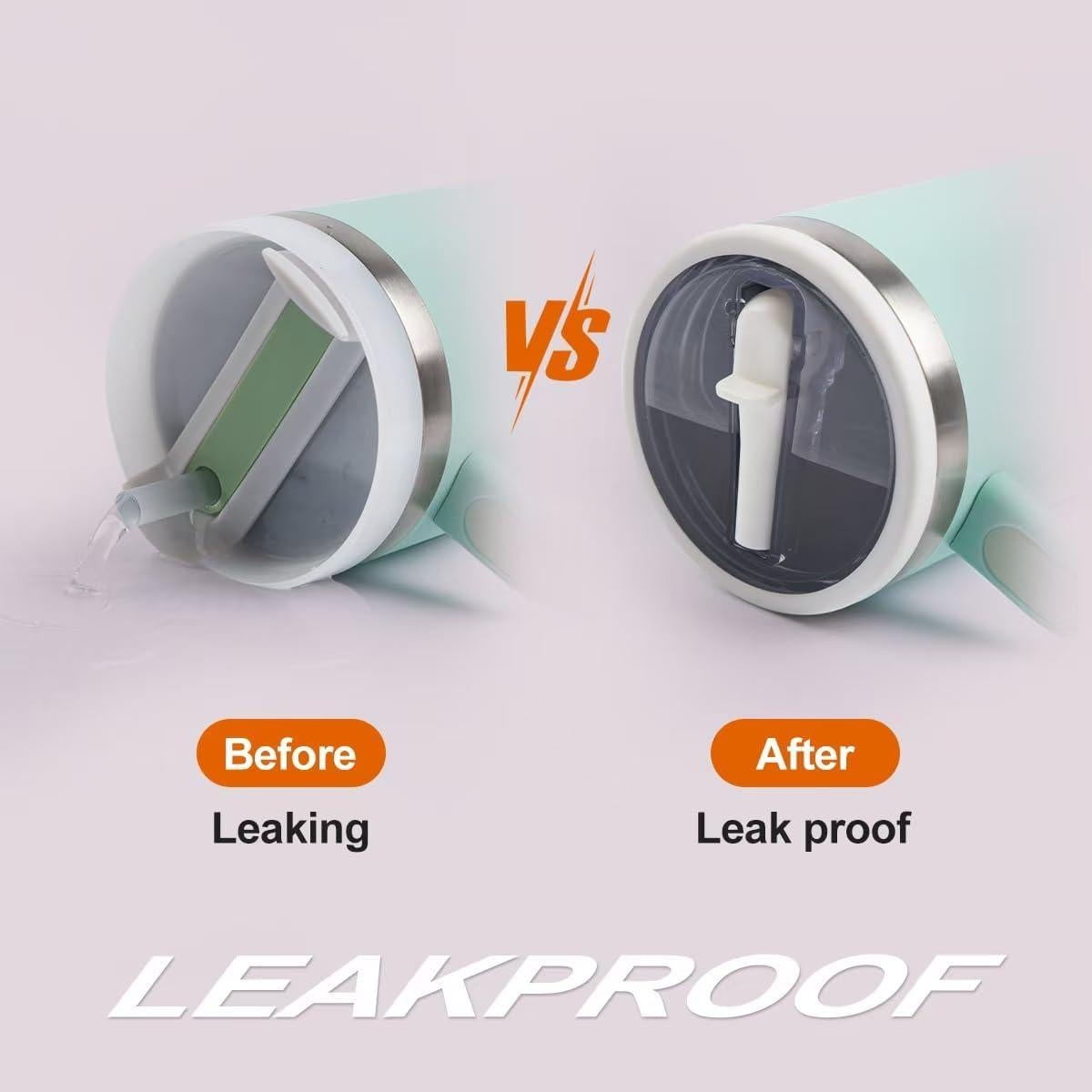 2 Tapas de Pajita Flip Reemplazo Stanley Quencher 40oz