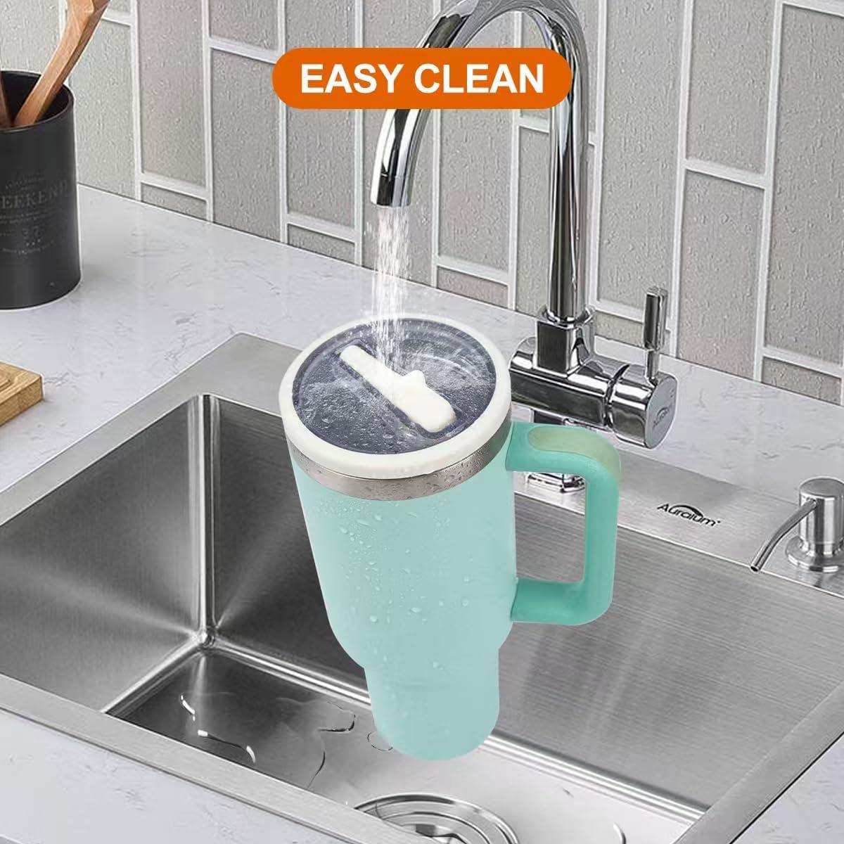 2 Tapas de Pajita Flip Reemplazo Stanley Quencher 40oz