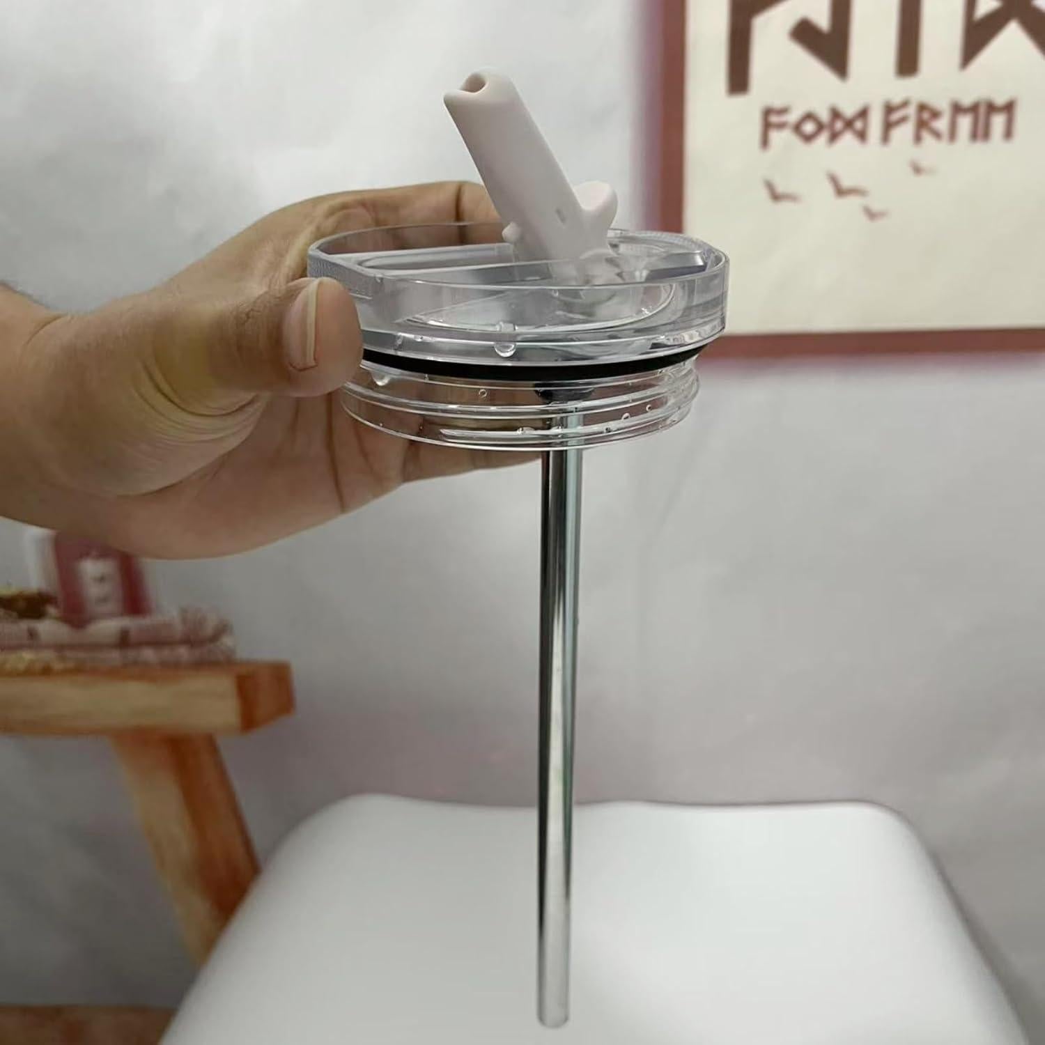 Tapa de Popote Flip GL-Auking 40oz para Vaso Stanley ProTour