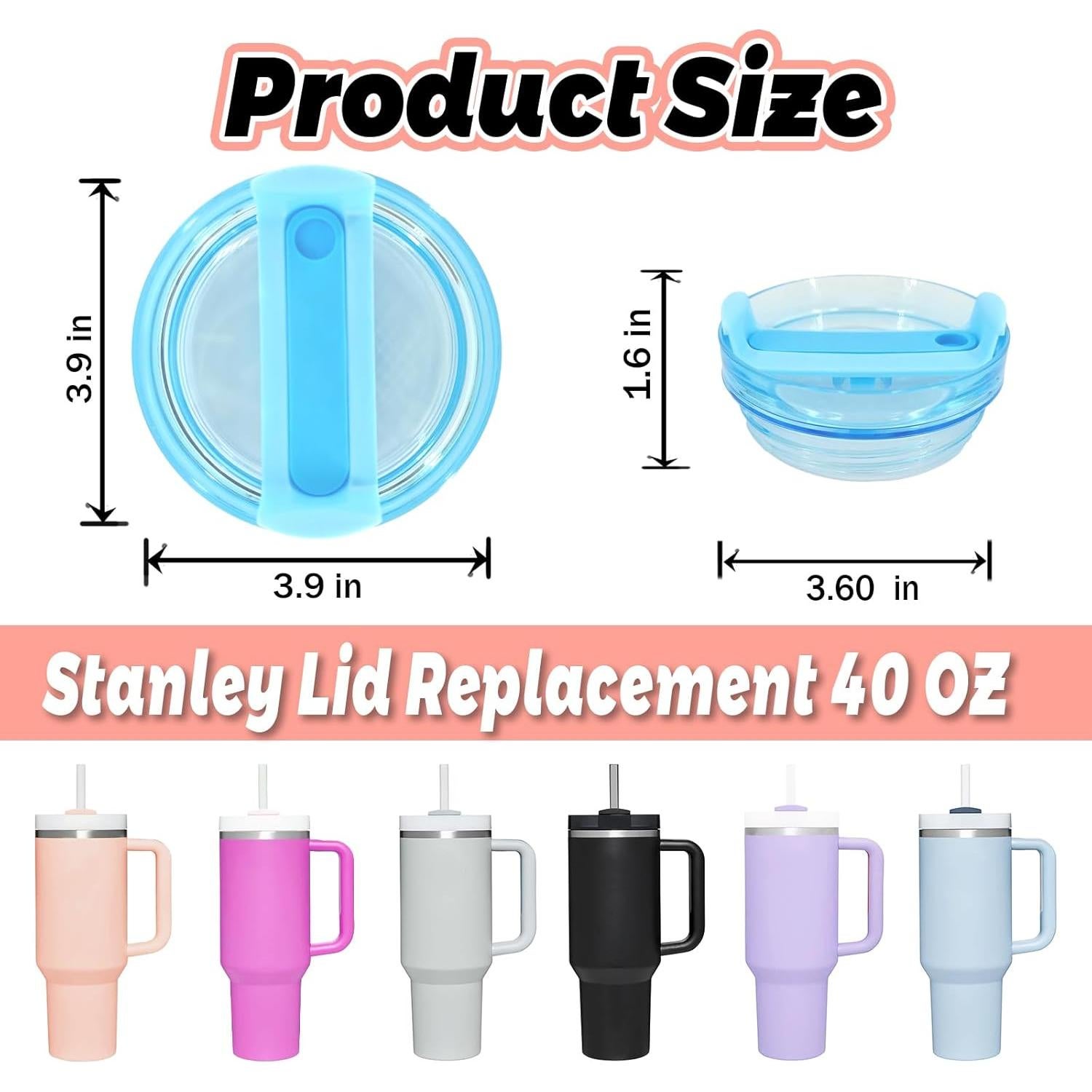 Tapa de Reemplazo Fabuerdia para Taza Stanley 40 OZ - 2 Piezas