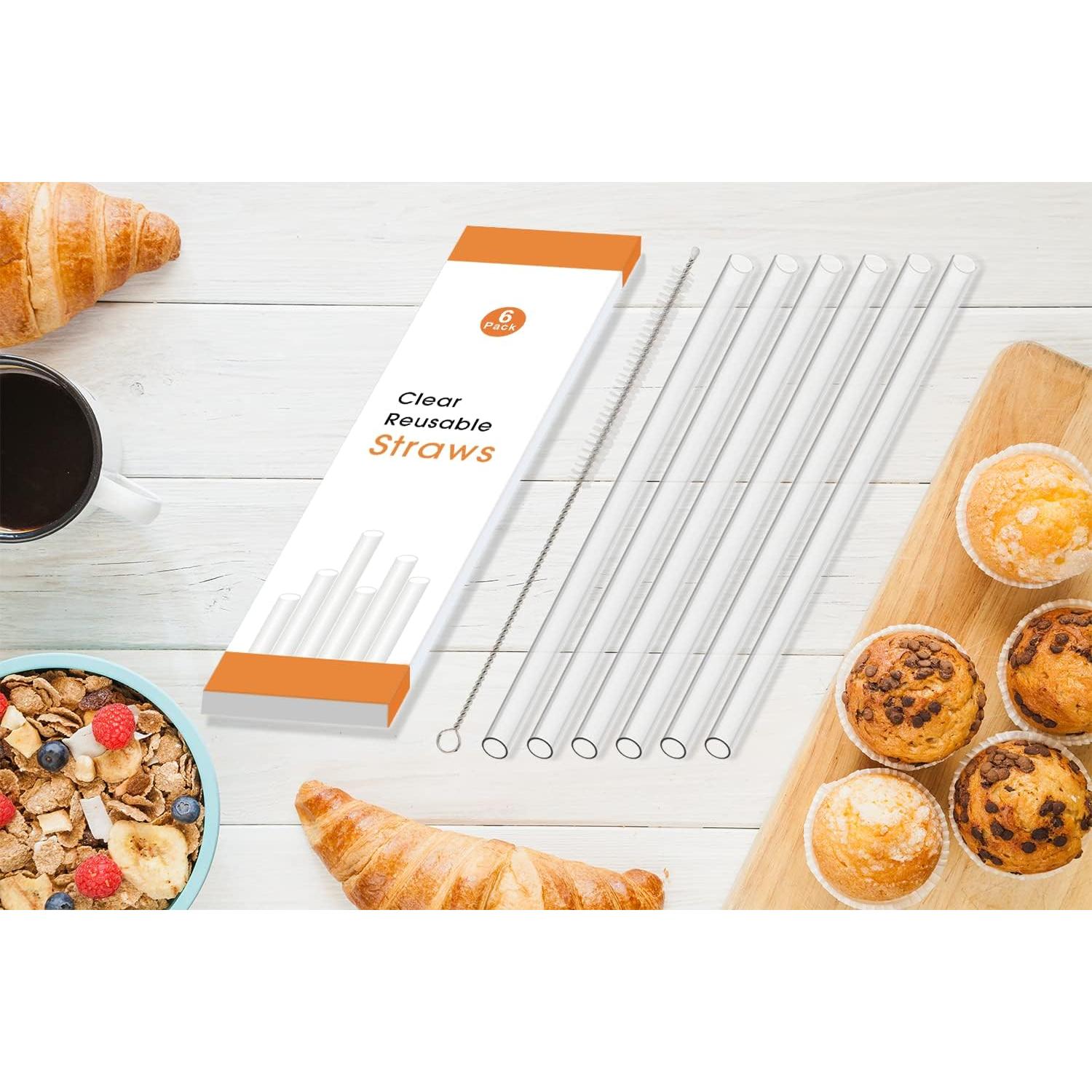 Popotes Reutilizables Yoelike para Taza Stanley 30/40oz - 6 Piezas