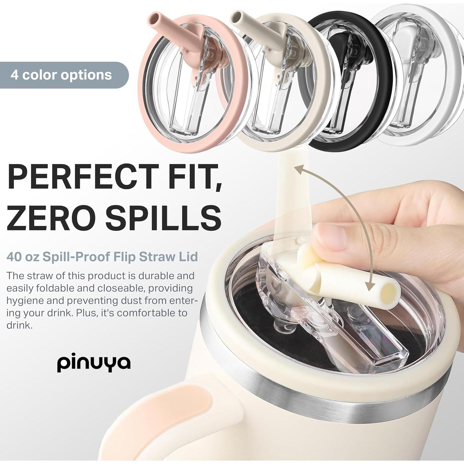 Reemplazo Tapa Stanley 40 Oz Pinuya a Prueba de Derrames