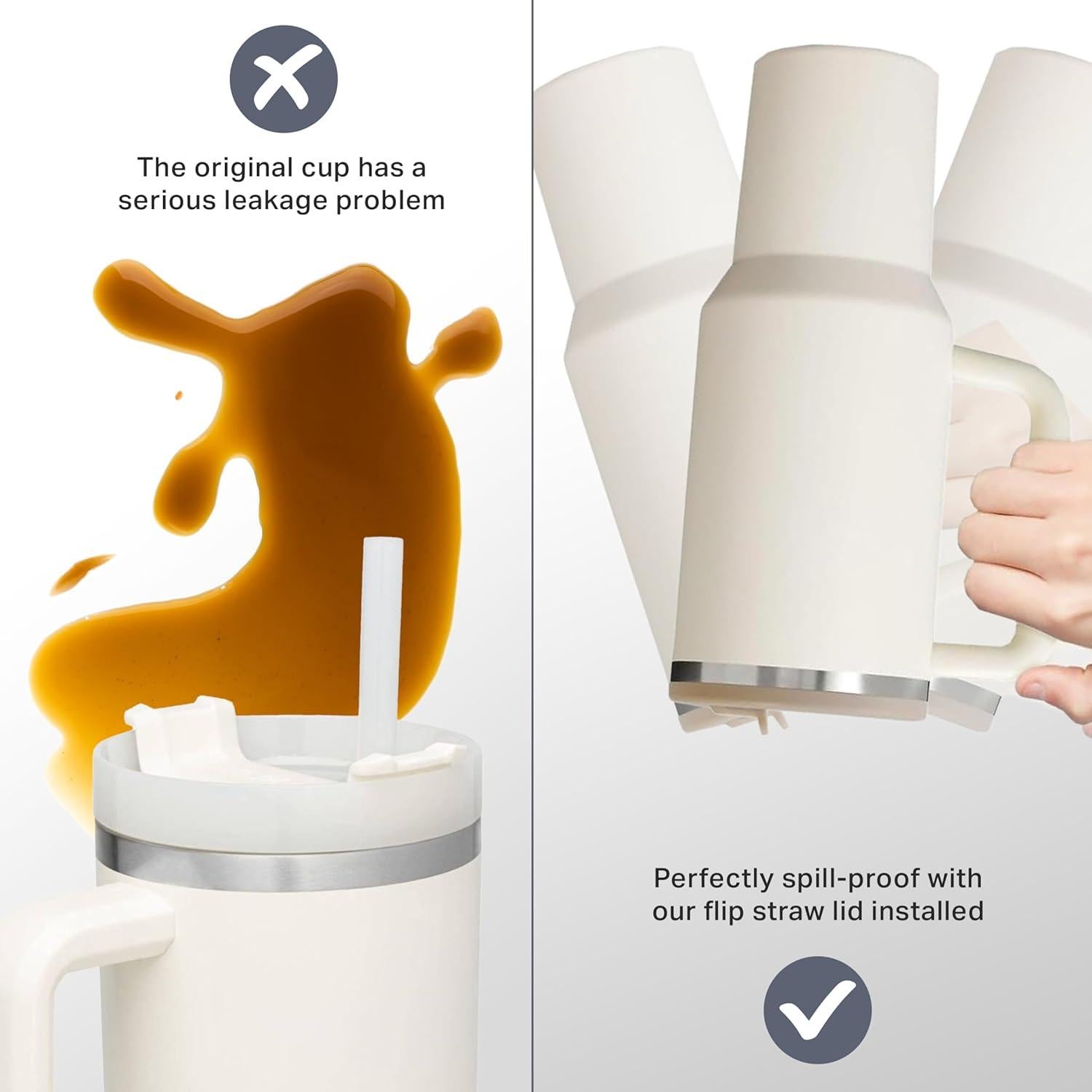 Reemplazo Tapa Stanley 40 Oz Pinuya a Prueba de Derrames