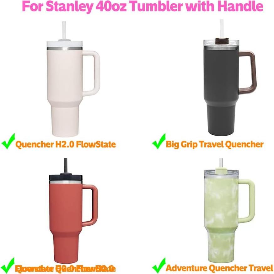 Tapa de Reemplazo para Taza Stanley 40 Oz - 2 Piezas Rosa