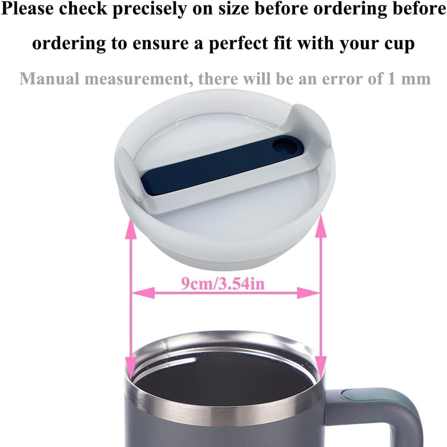 Tapa de Reemplazo para Taza Stanley 40 Oz - 2 Piezas Rosa