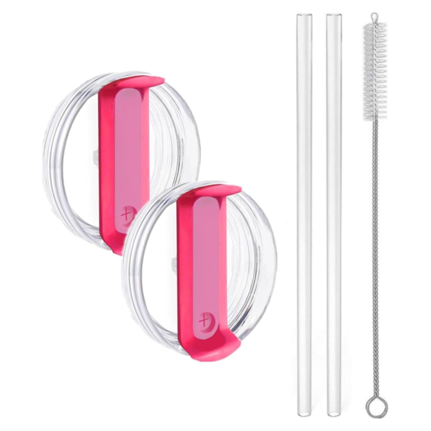 Tapa de Vaso Reemplazo MIHAGUTY para Taza Stanley 40 oz Rosa